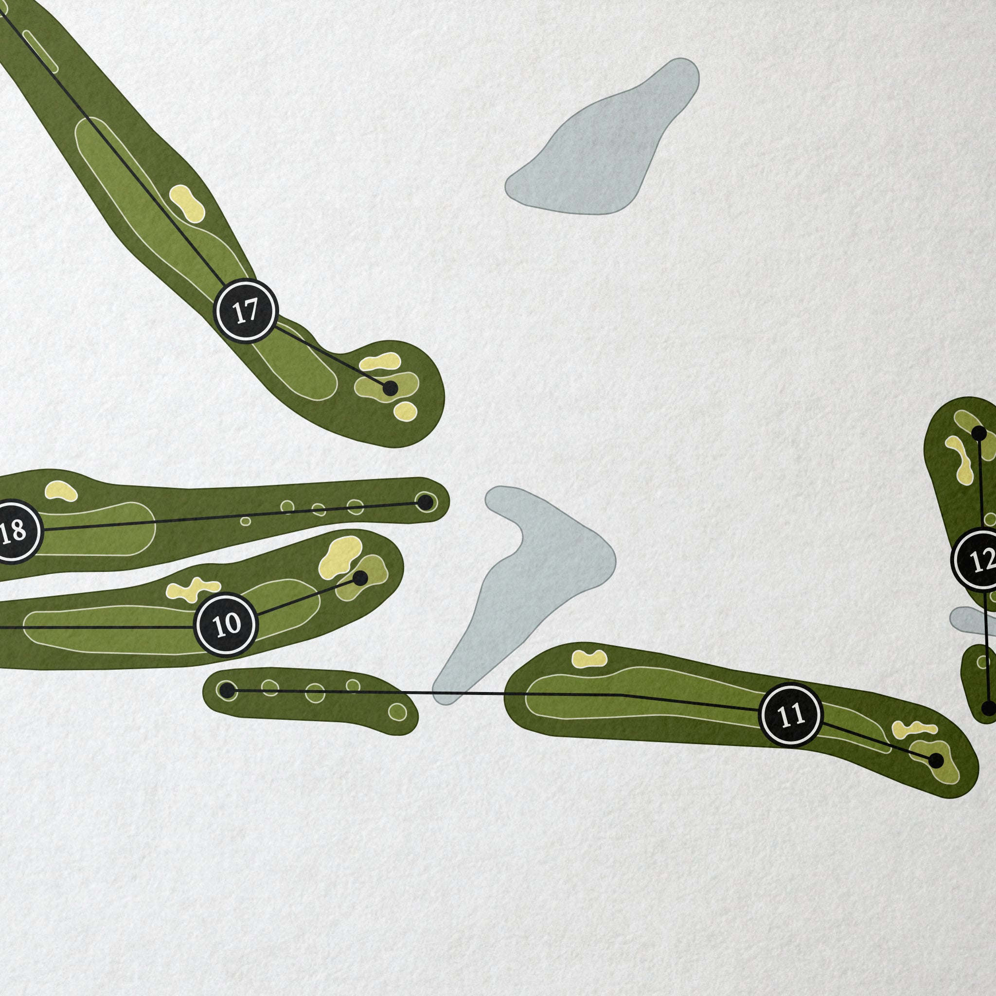 Rock Creek Golf Club | Golf Course Map | Close+Up