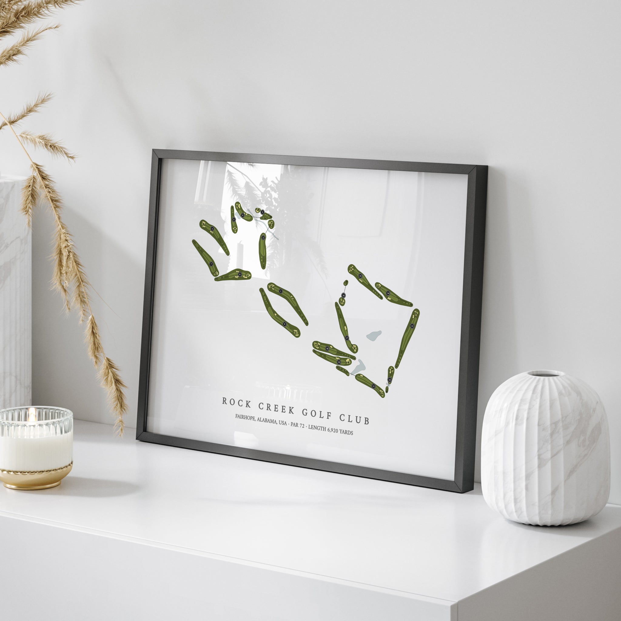 Rock Creek Golf Club | Golf Course Map | On+Table