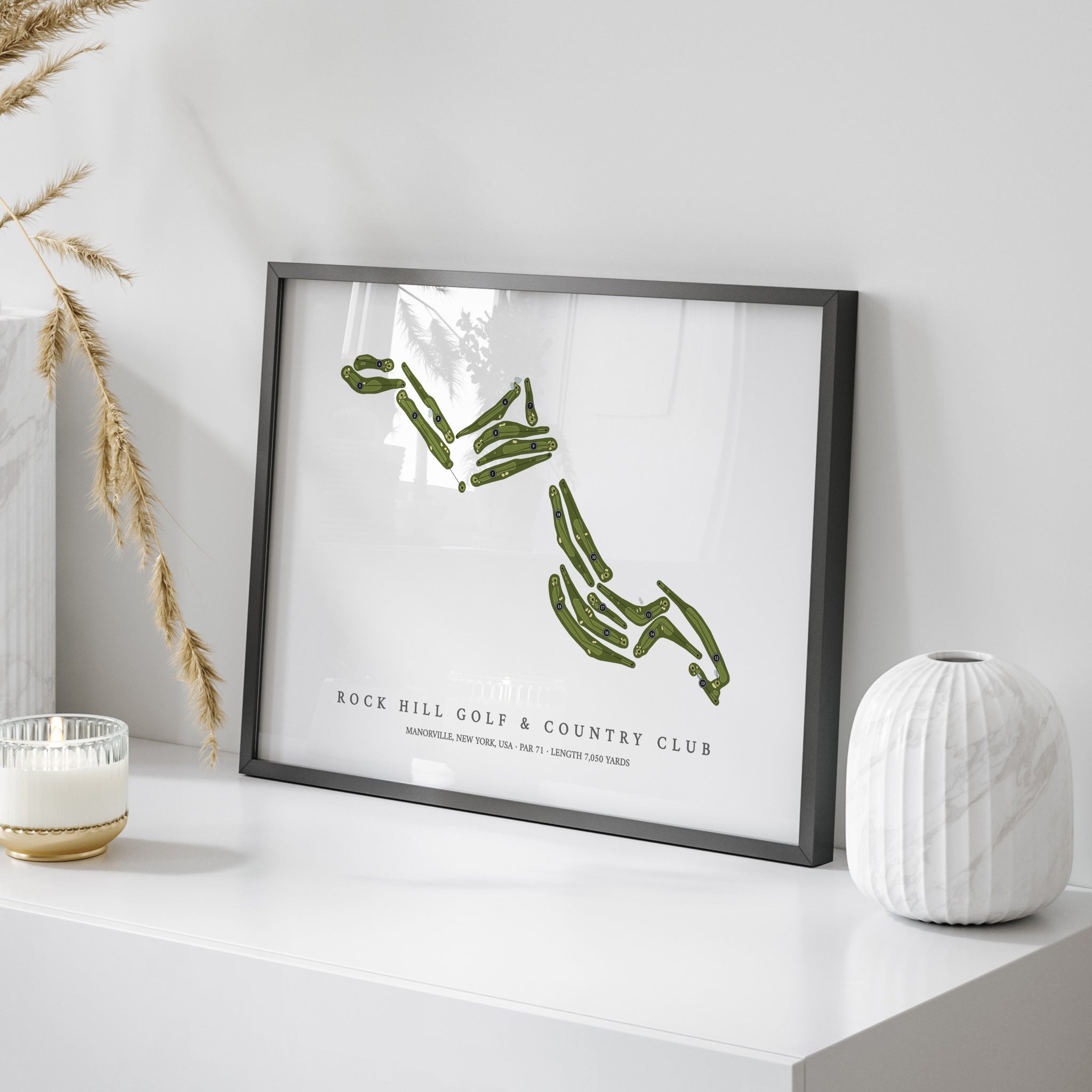 Rock Hill Golf & Country Club | Golf Course Map | On Table