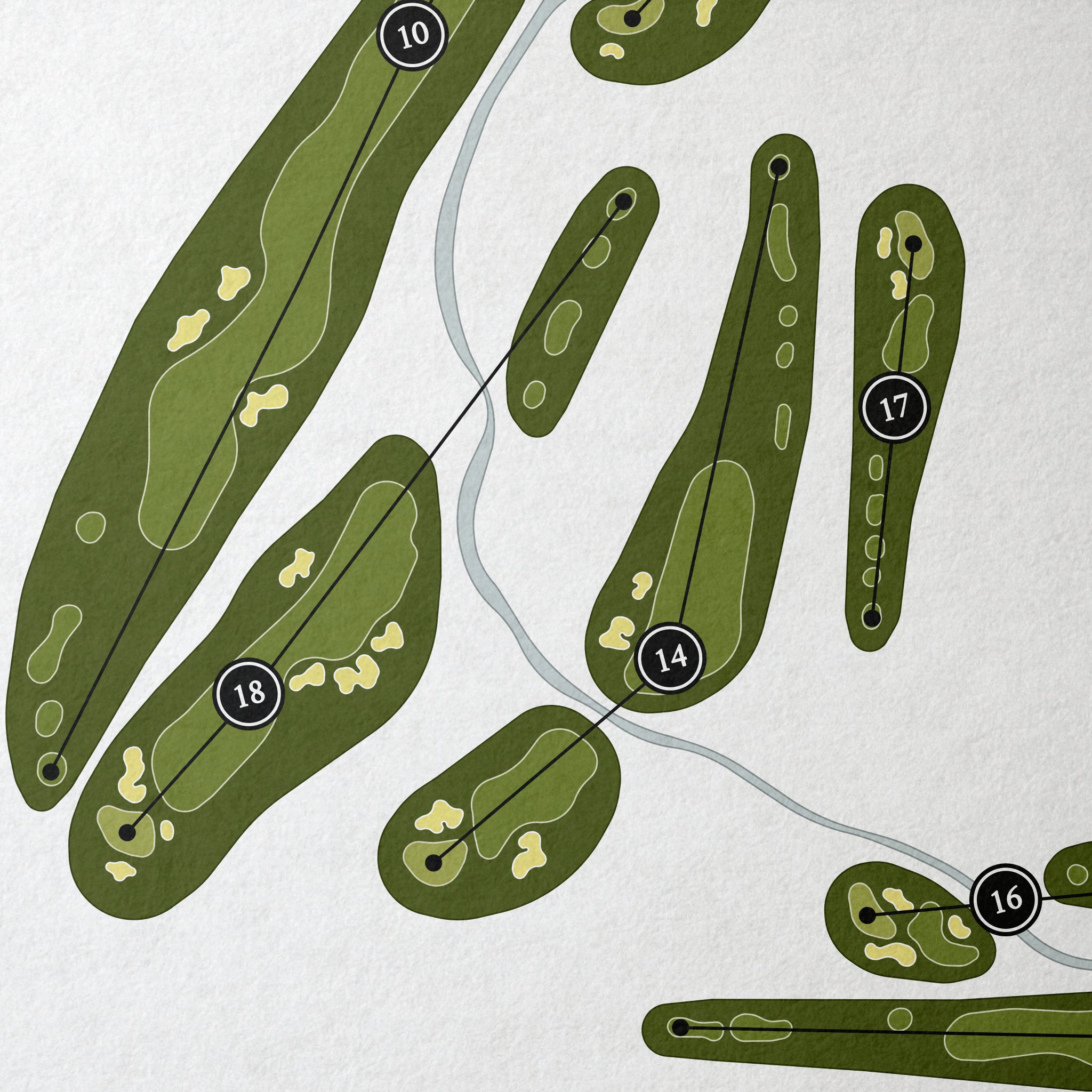 Rocky Gap Golf Course | Golf Course Map | Close+Up
