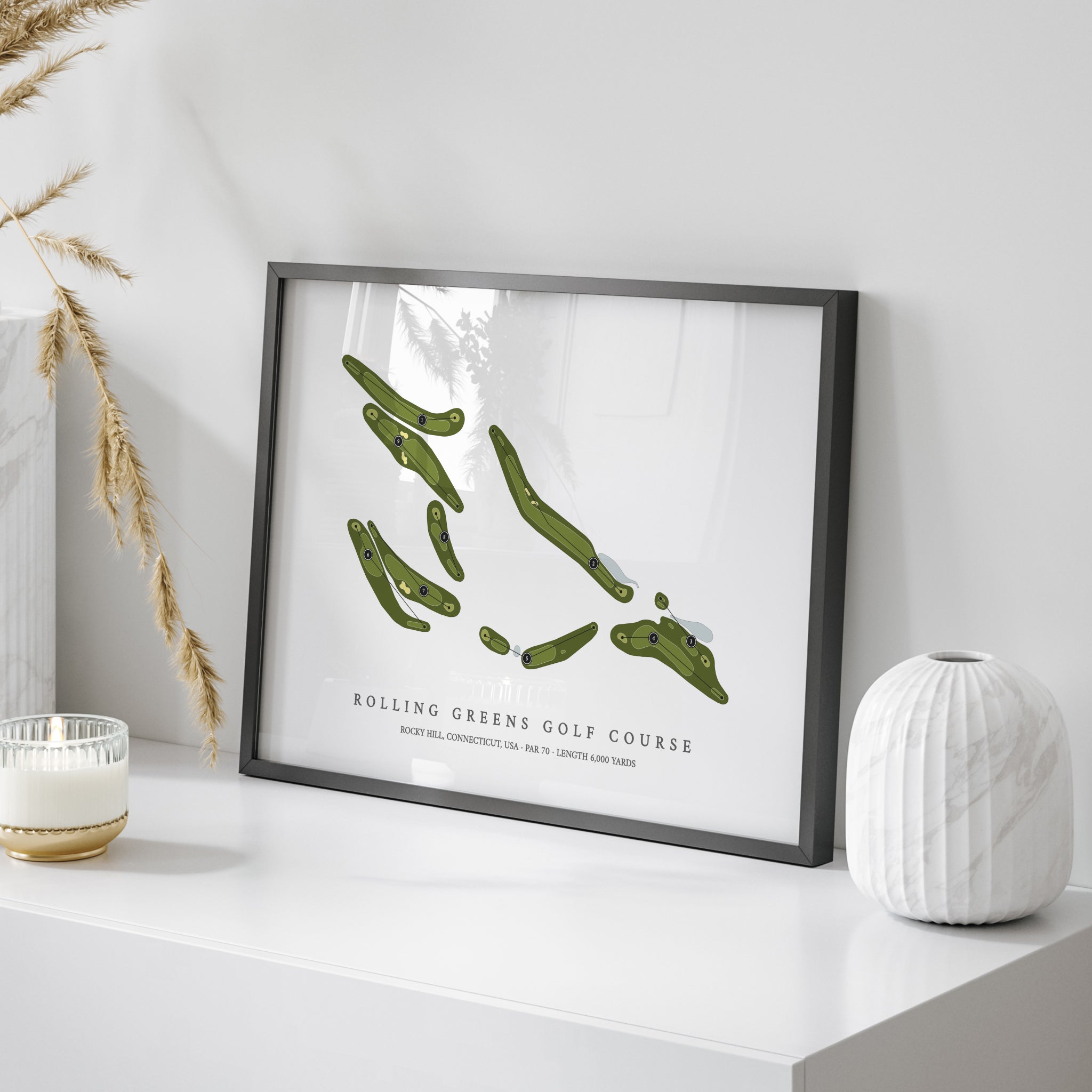 Rolling Greens Golf Course | Golf Course Map | On+Table