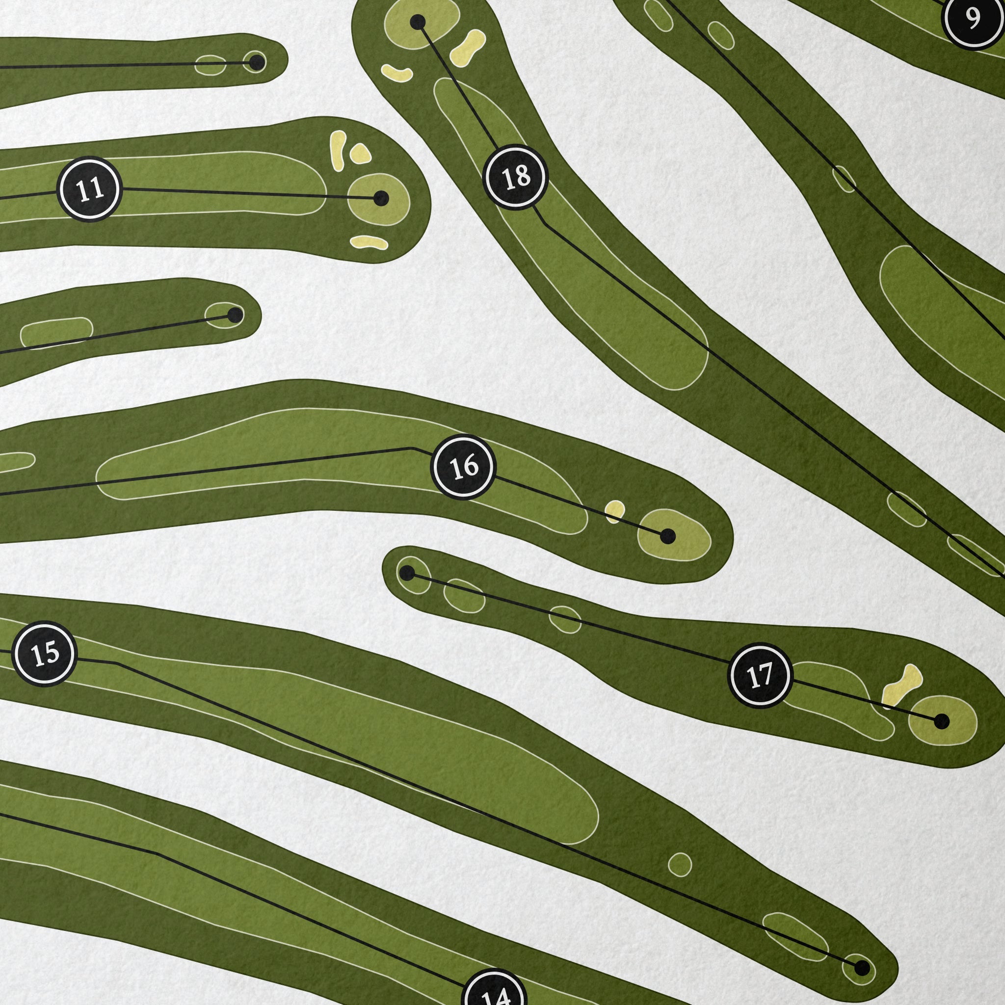 Rolling Meadows Country Club | Golf Course Map | Close Up