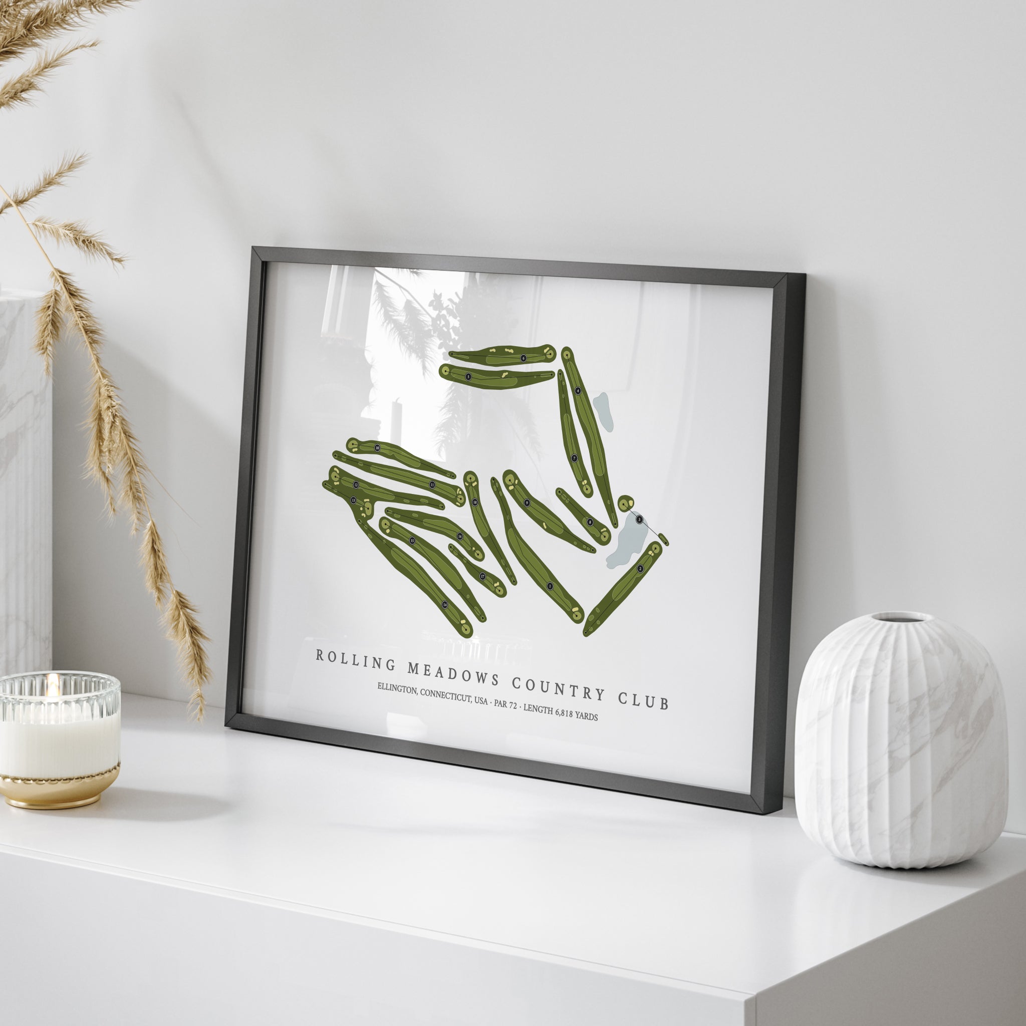 Rolling Meadows Country Club | Golf Course Map | On Table