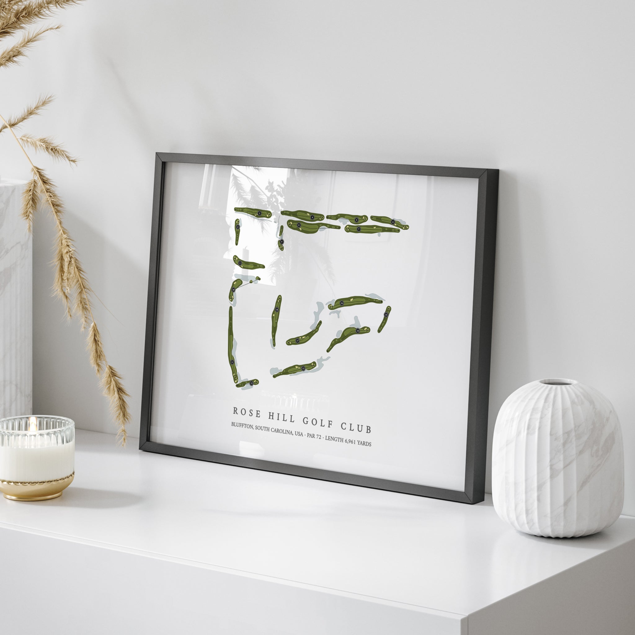 Rose Hill Golf Club | Golf Course Map | On Table