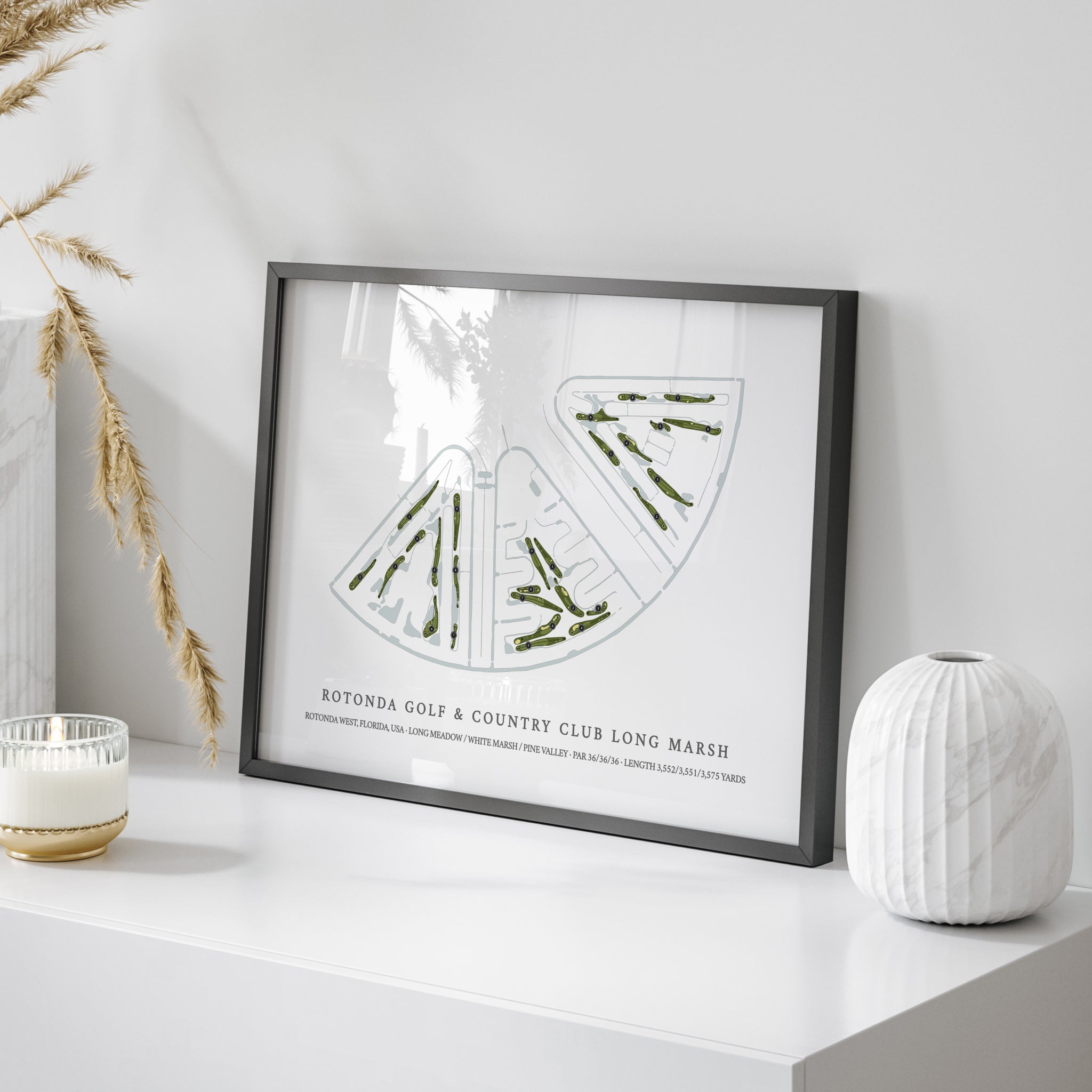 Rotonda Golf & Country Club - Long Marsh | Golf Course Print | On+Table