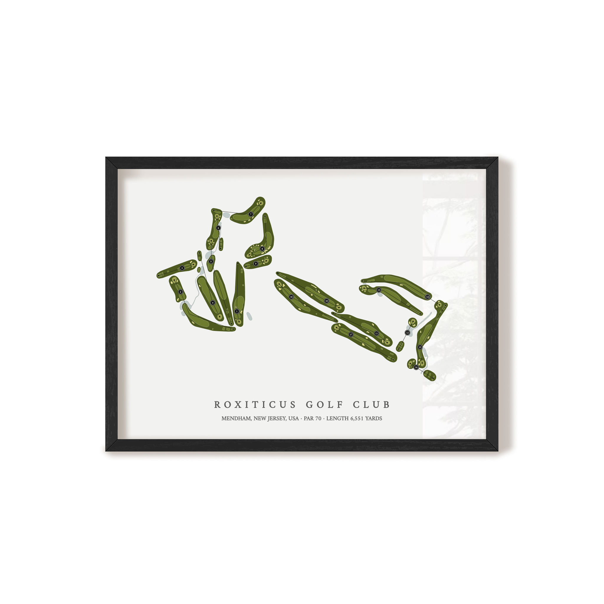 Roxiticus Golf Club | Golf Course Map | Black+Frame