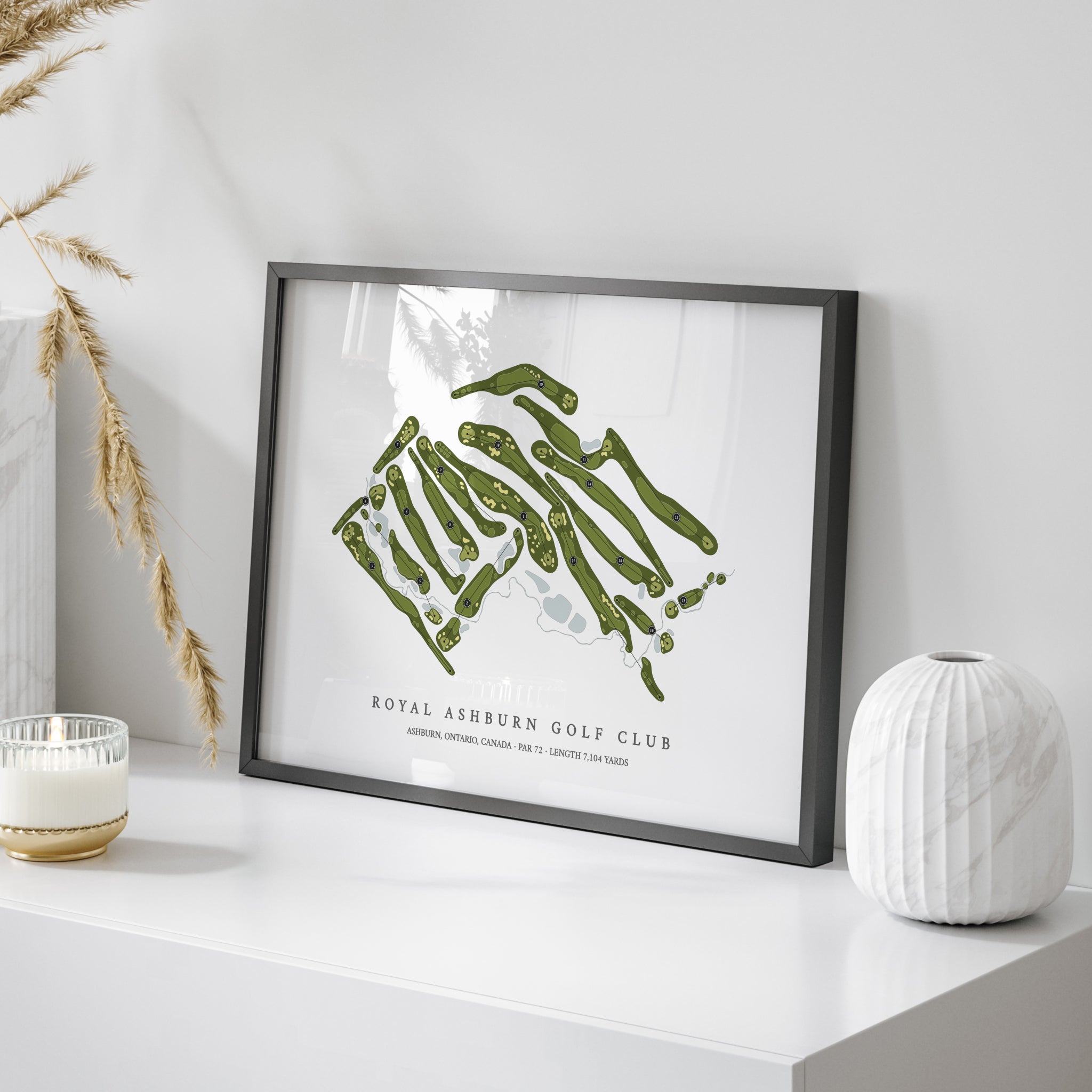 Royal Ashburn Golf Club | Golf Course Map | On Table