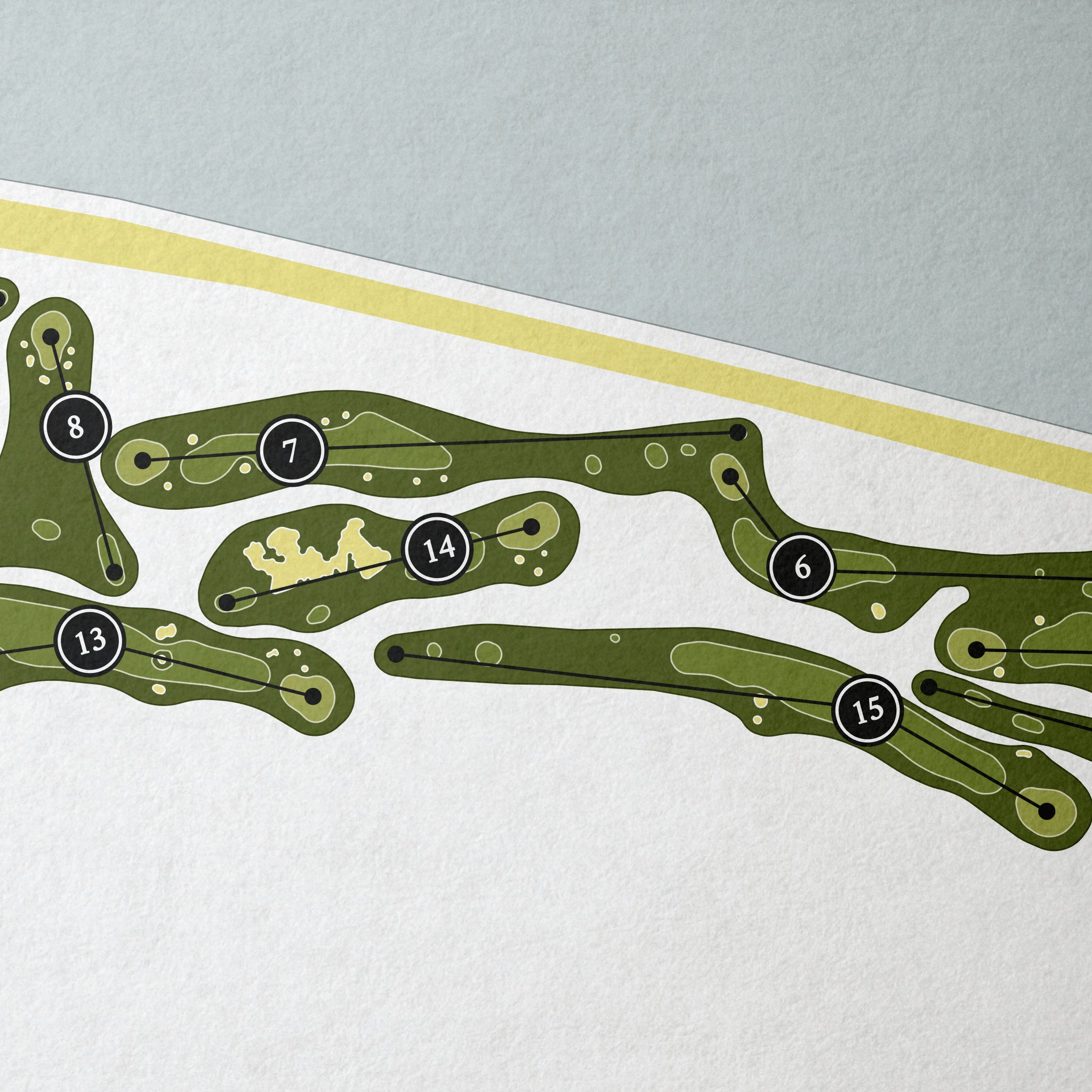 Royal Cinque Ports Golf Club | Golf Course Map | Close Up