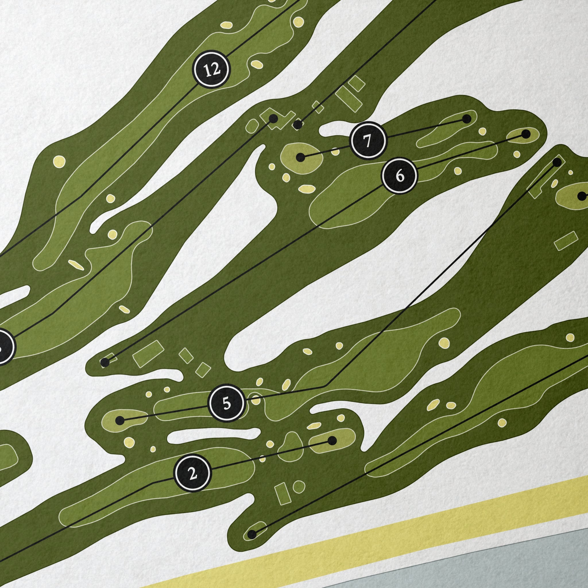 Royal County Down Golf Club - Championship Course | Golf Course Print | Close Up
