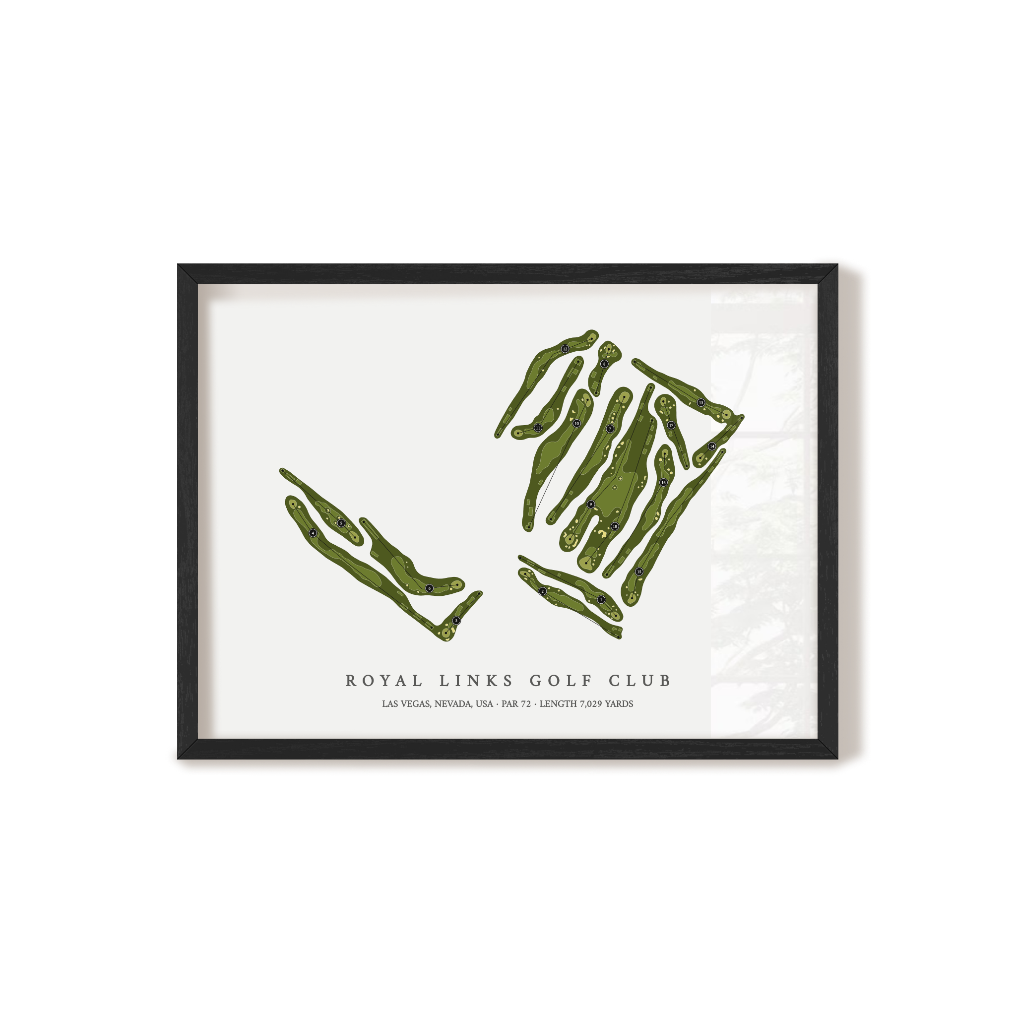 Royal Links Golf Club | Golf Course Print | Black+Frame