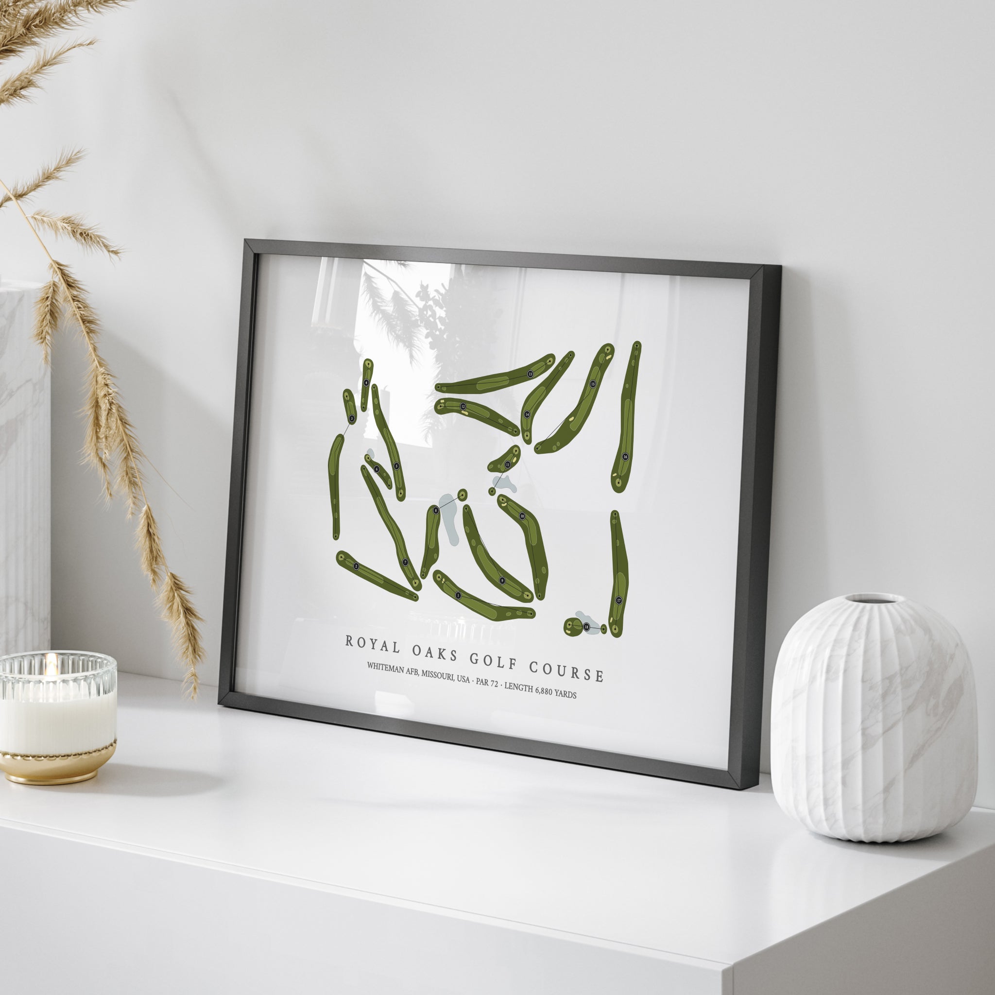 Royal Oaks Golf Course | Golf Course Map | On+Table