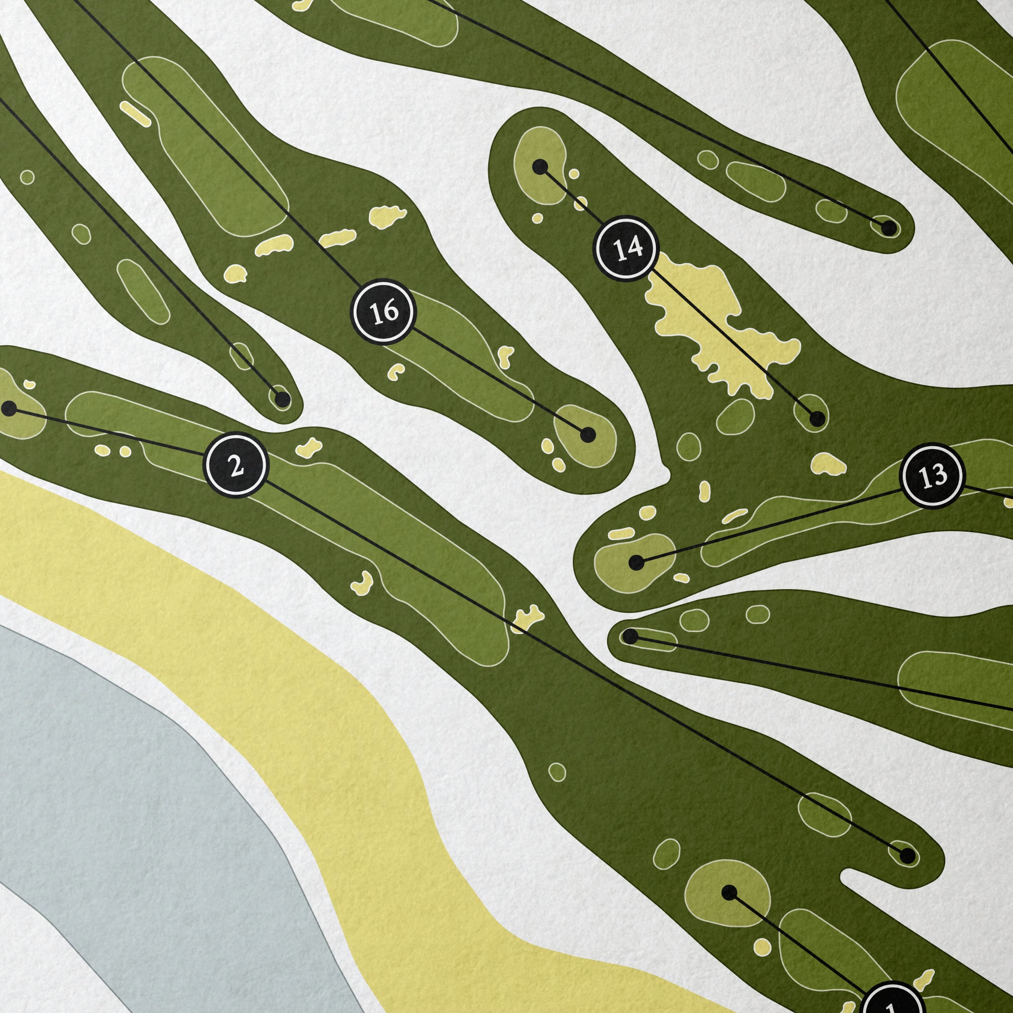 Royal Porthcawl Golf Club | Golf Course Map | Close Up