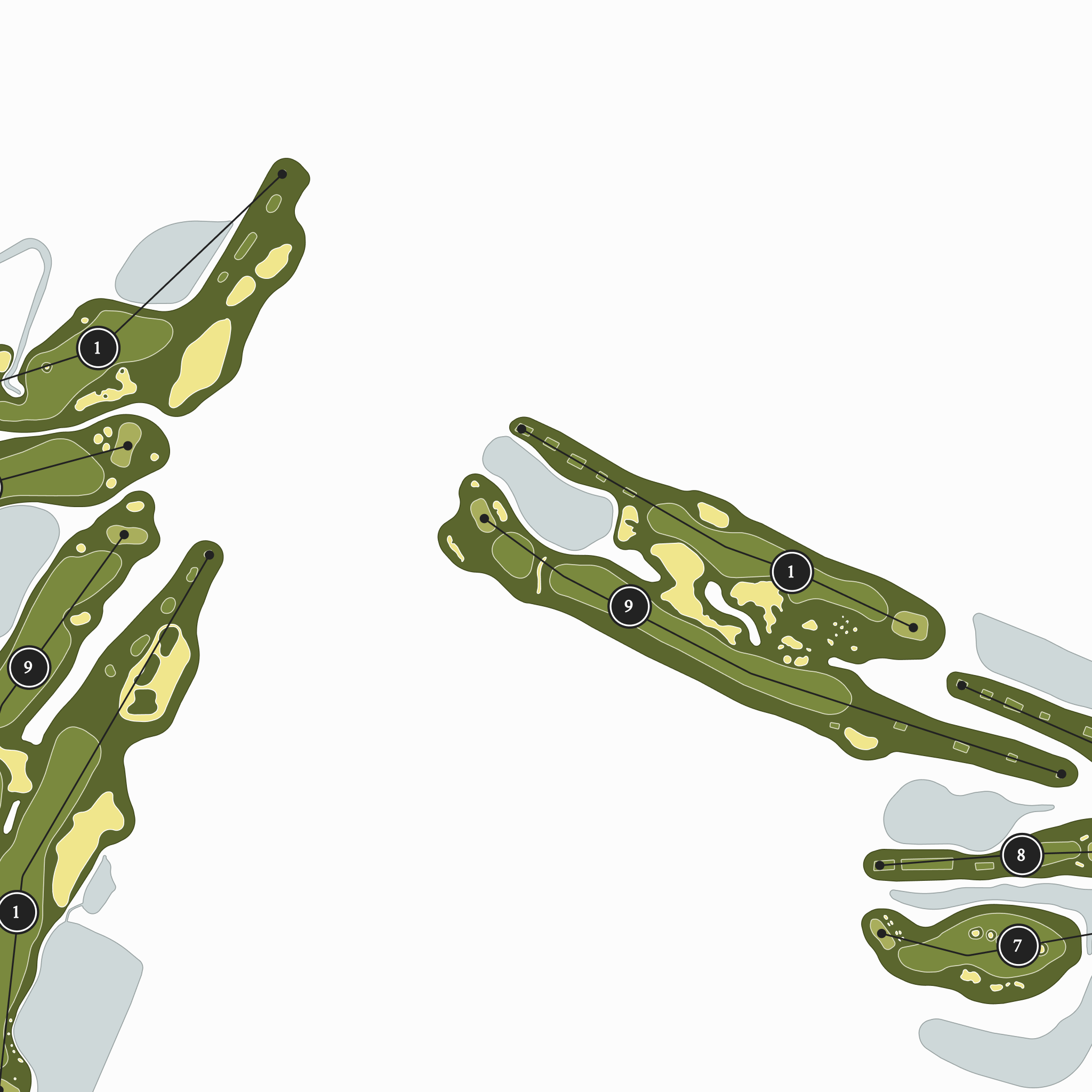 Royal St Cloud Golf Links | Golf Course Map | Close Up