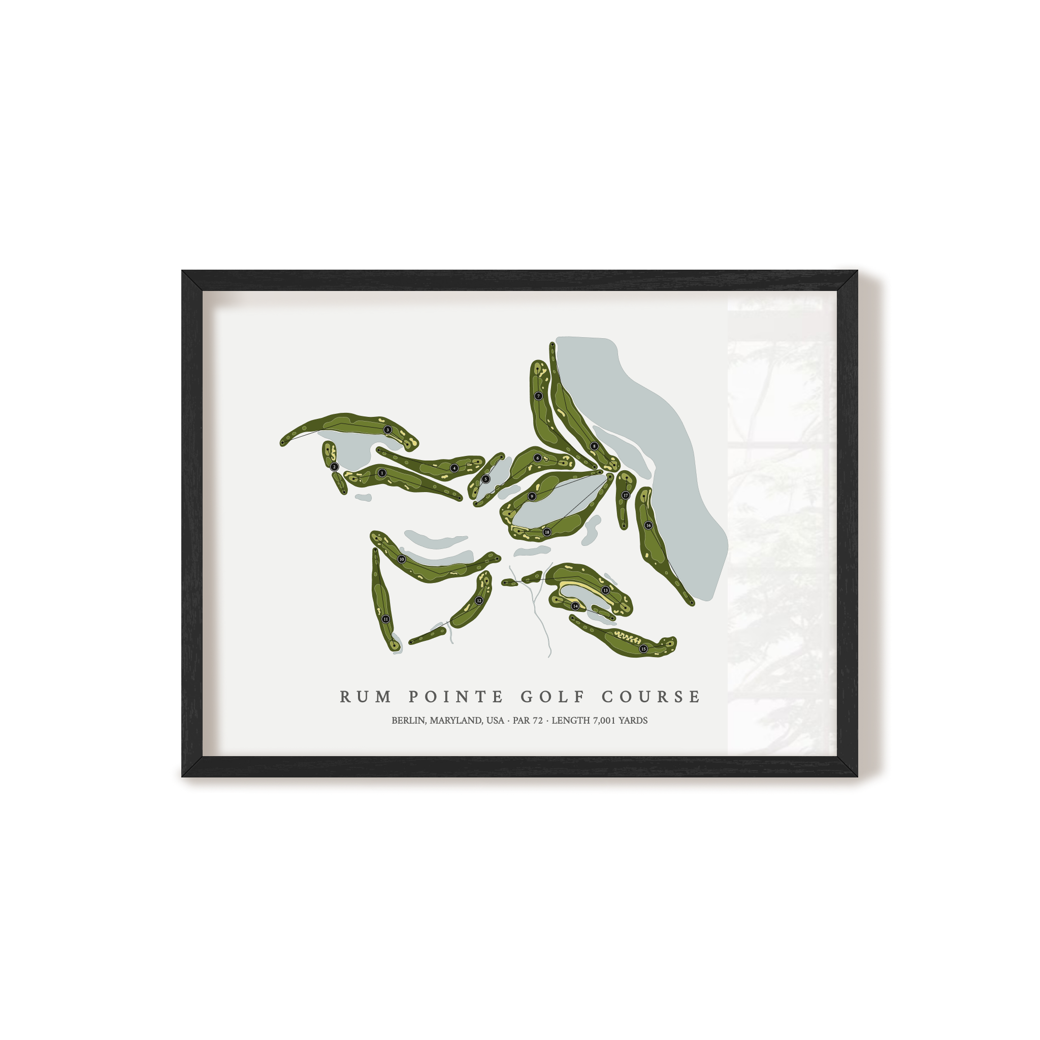 Rum Pointe Golf Course | Golf Course Map | Black+Frame