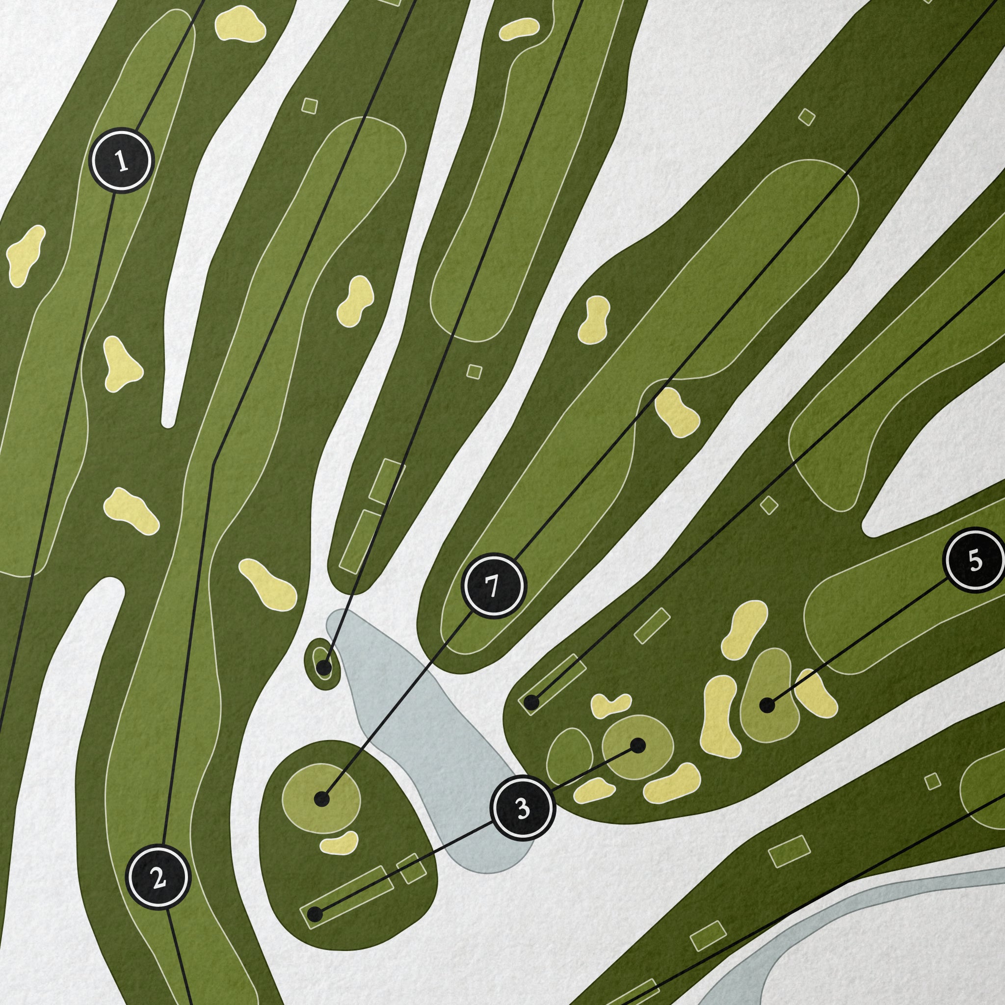 Rumson Country Club | Golf Course Map | Close+Up