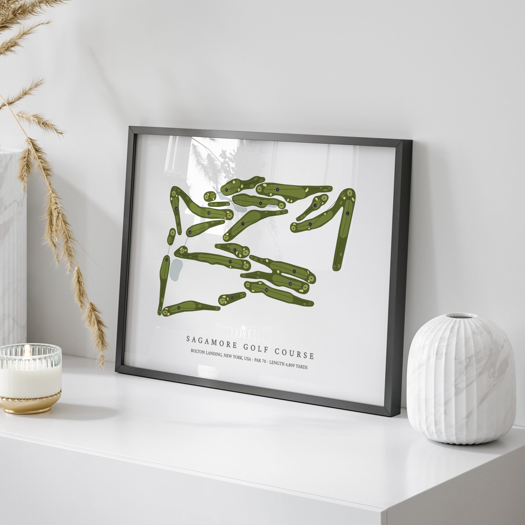 Sagamore Golf Course | Golf Course Map | On Table