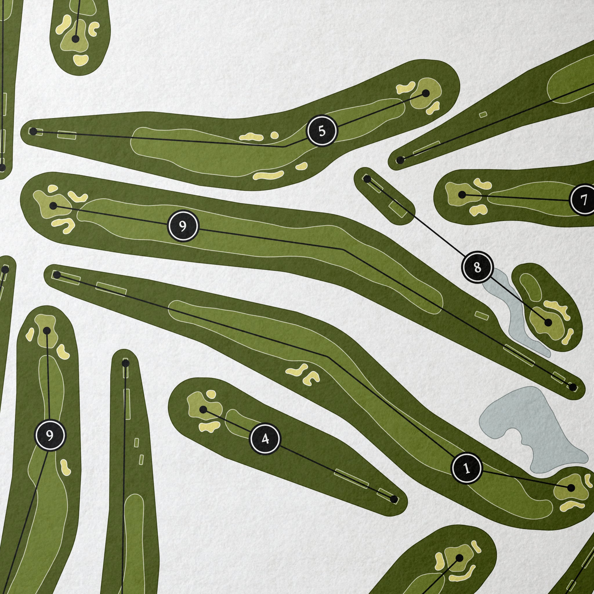 Sahalee Country Club | Golf Course Map | Close+Up