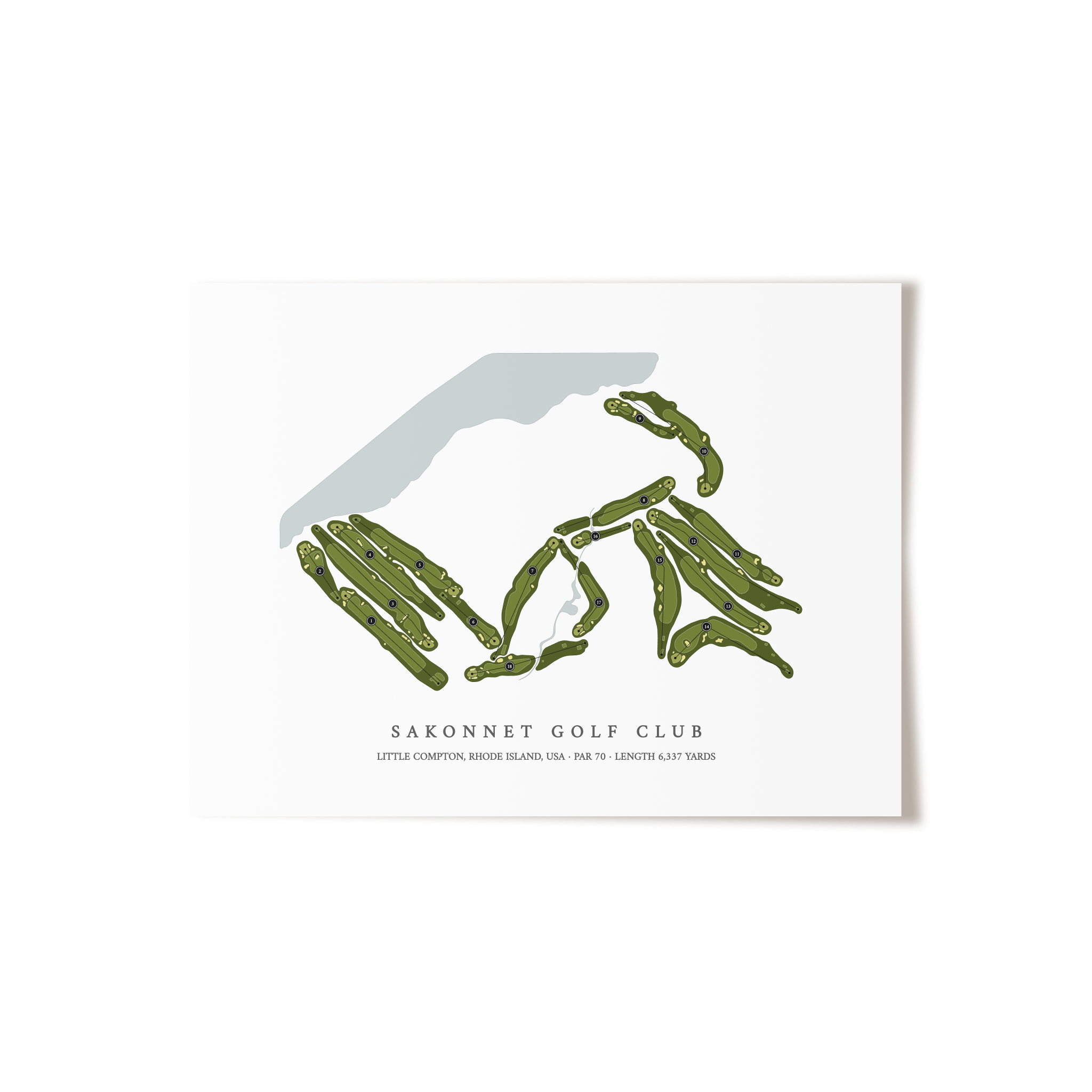 Sakonnet Golf Club | Golf Course Print | Unframed