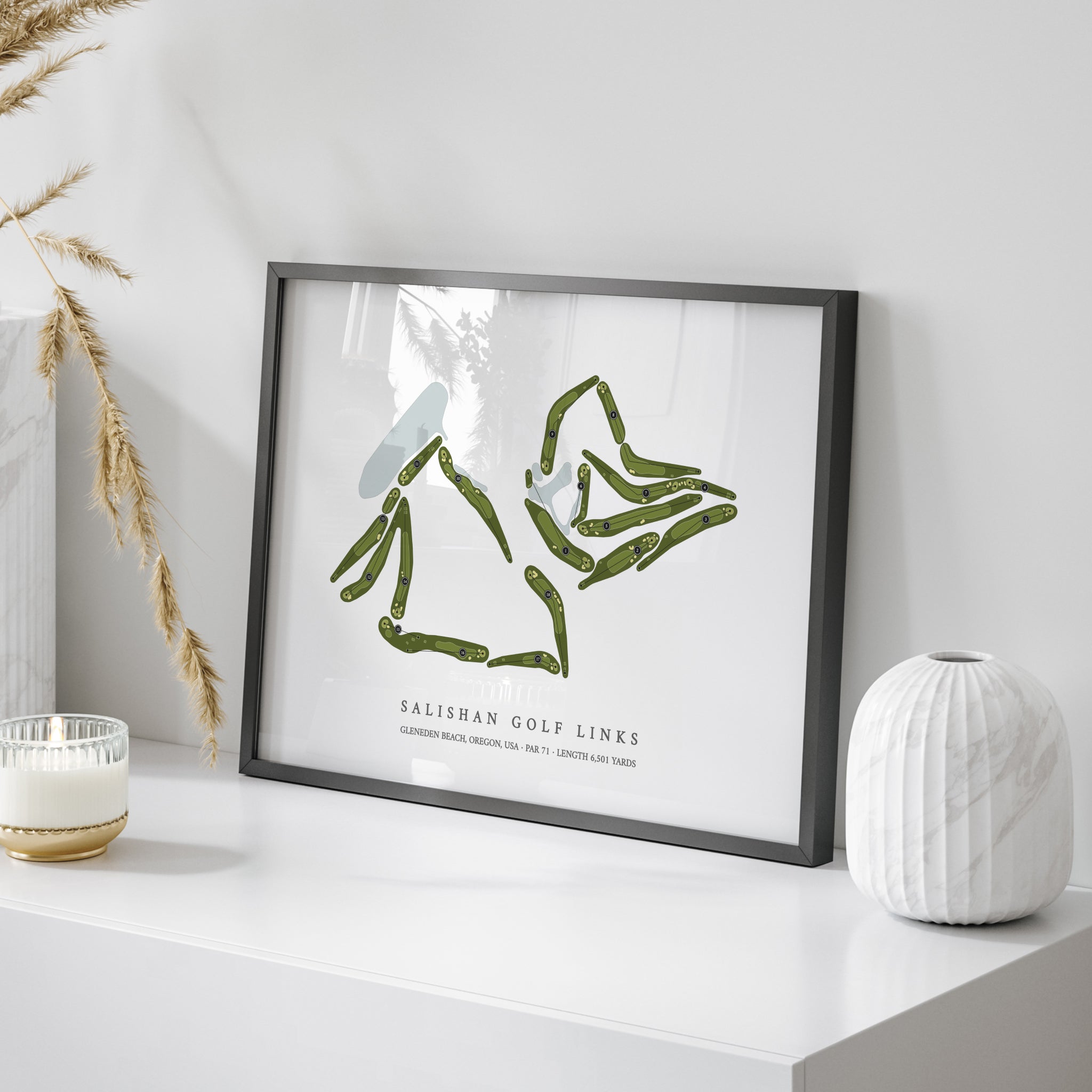 Salishan Golf Links | Golf Course Map | On+Table