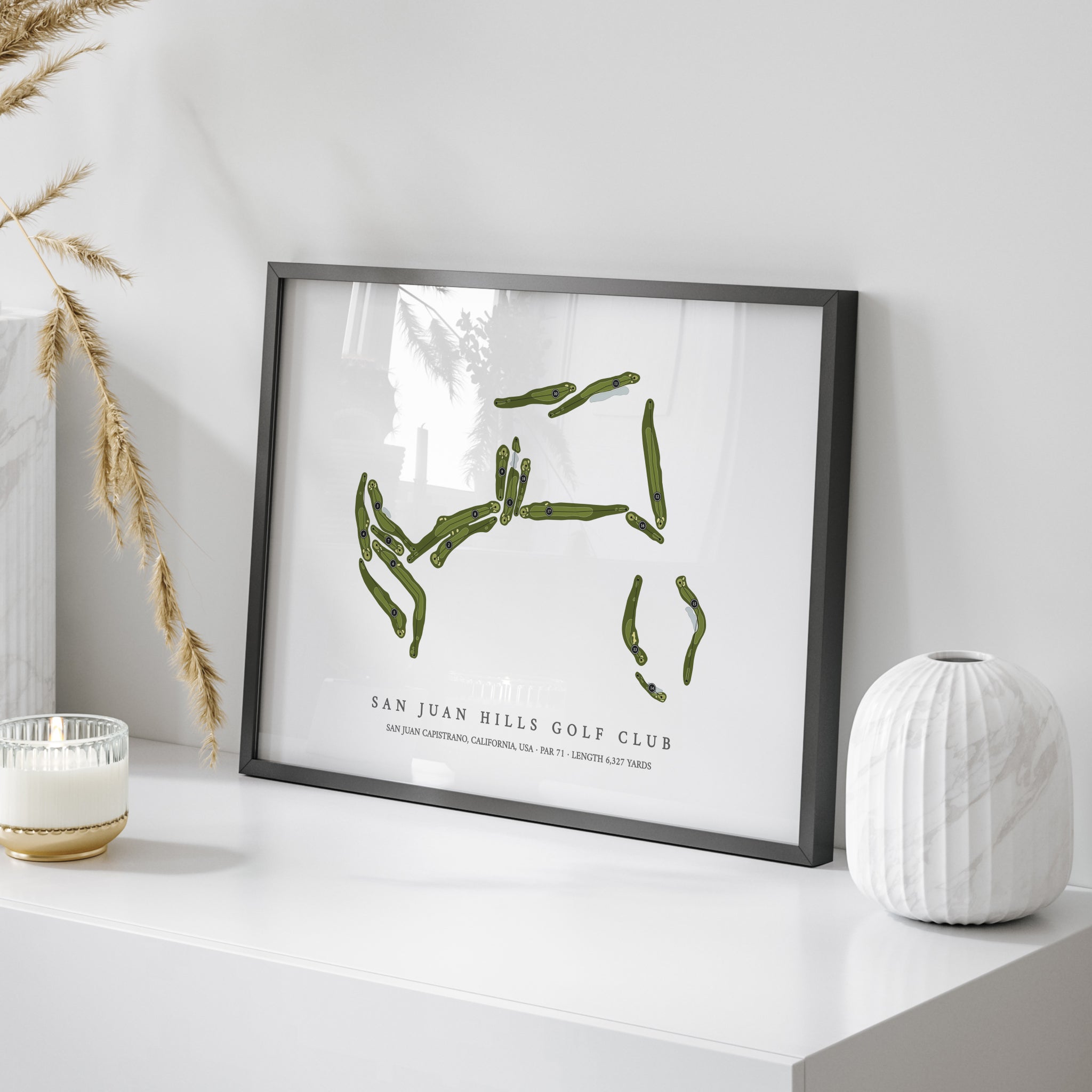 San Juan Hills Golf Club | Golf Course Print | On+Table
