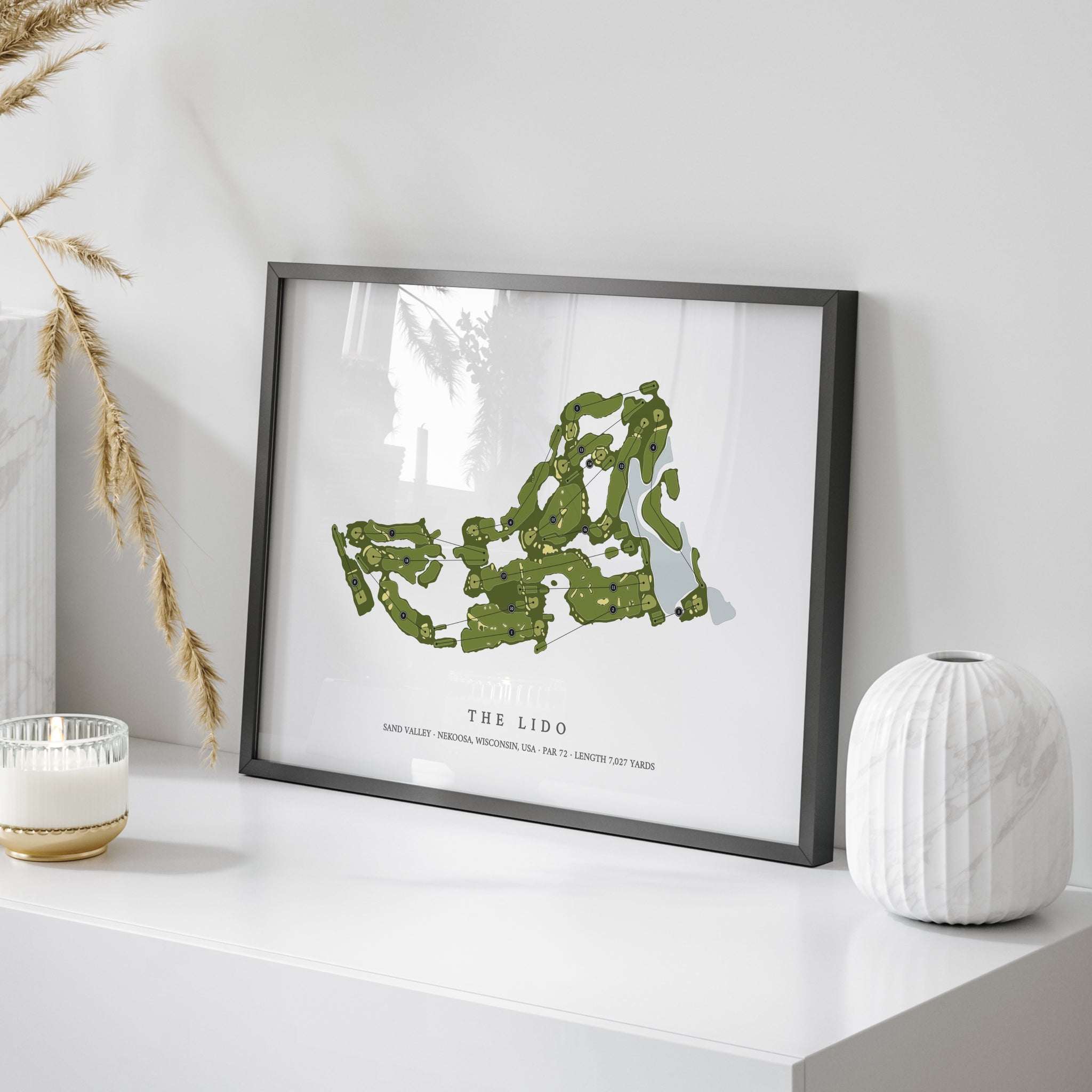 Sand Valley Golf Resort - Lido Course | Golf Course Map | On Table