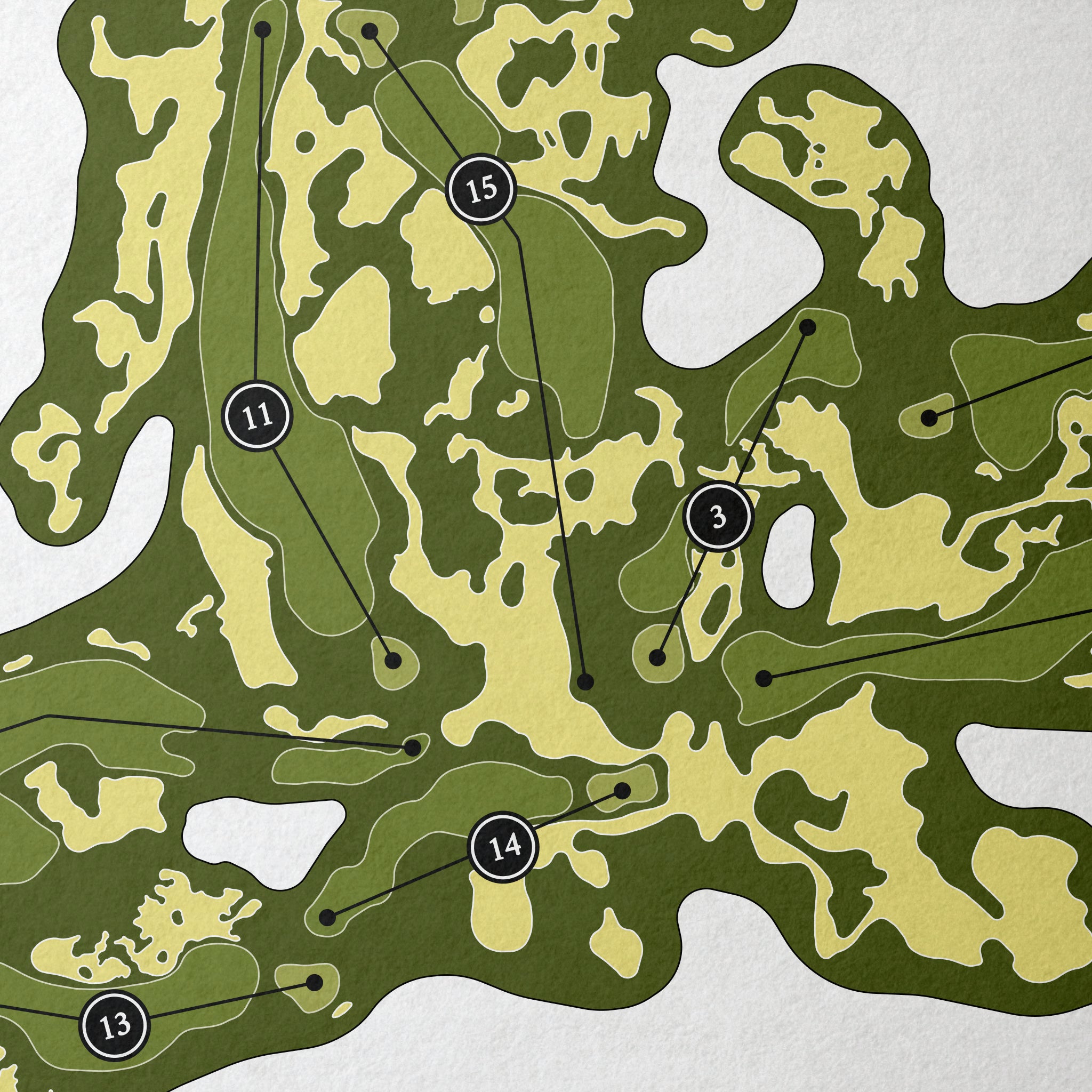 Sand Valley | Golf Course Print | Close Up