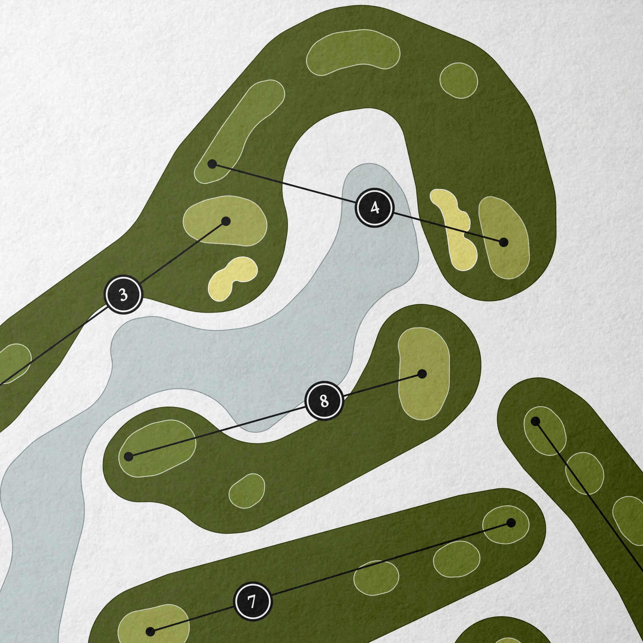 Sarasota Executive Golf Trail | Golf Course Map | Close Up
