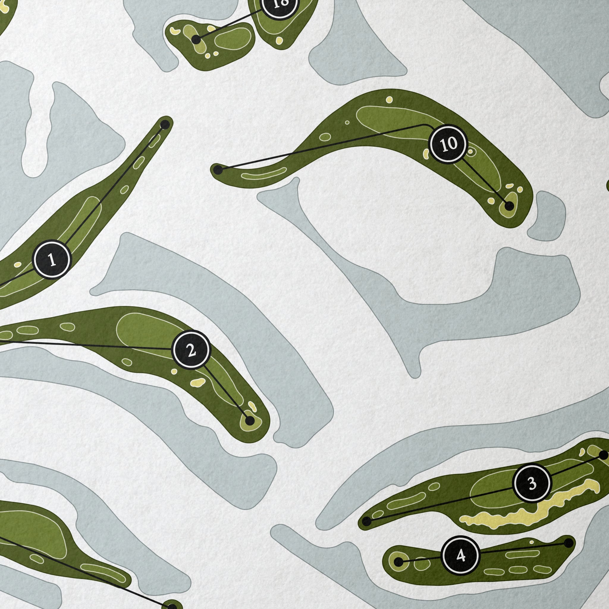 Sarasota National Golf Club | Golf Course Map | Close Up