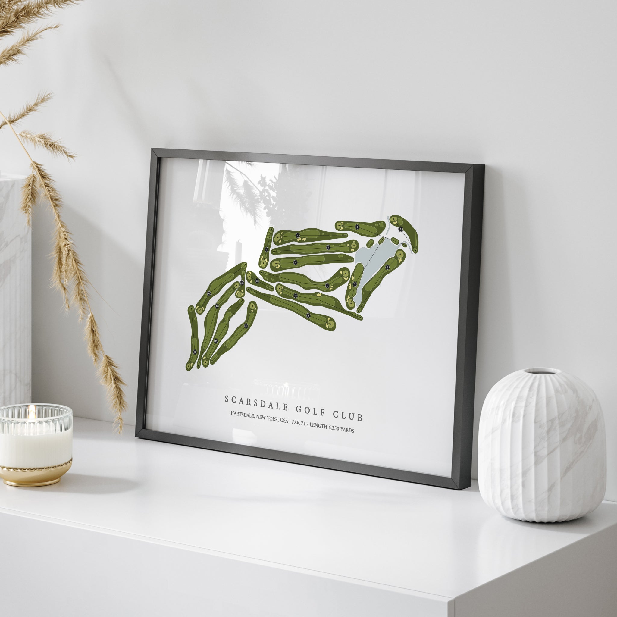 Scarsdale Golf Club | Golf Course Map | On Table