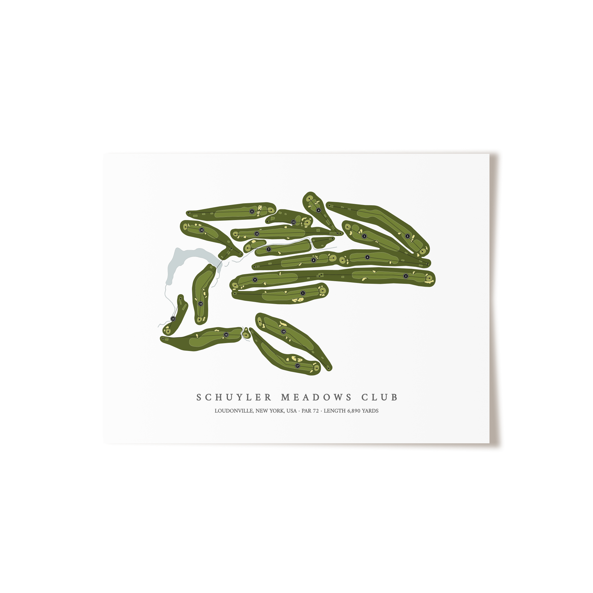 Schuyler Meadows Club | Golf Course Print | Unframed