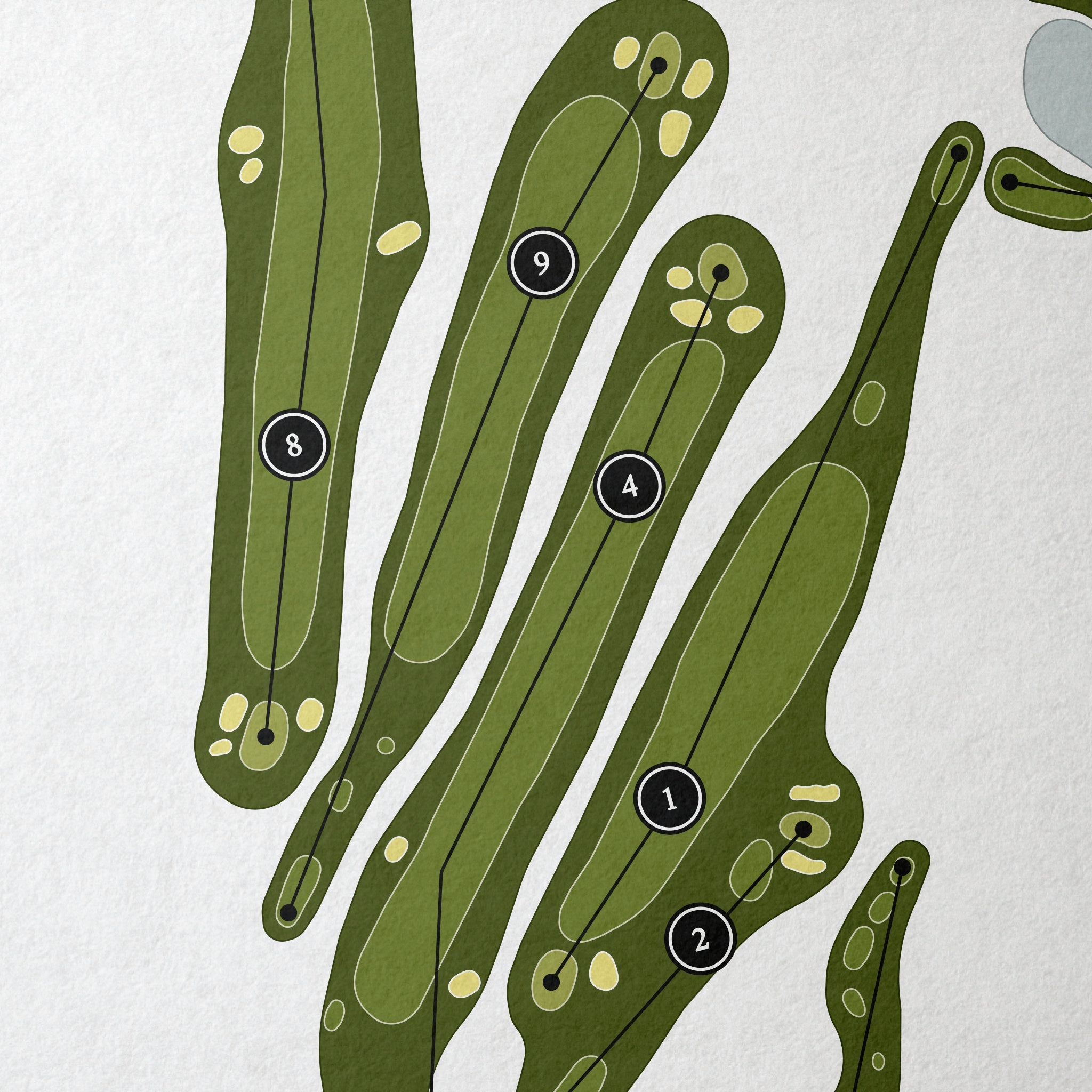 Scotch Meadows Country Club | Golf Course Map | Close Up