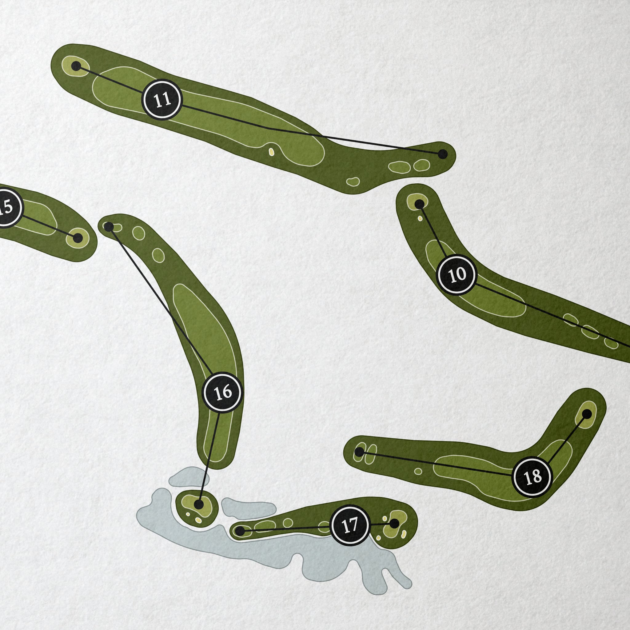 Sea Scape Golf Links | Golf Course Map | Close Up