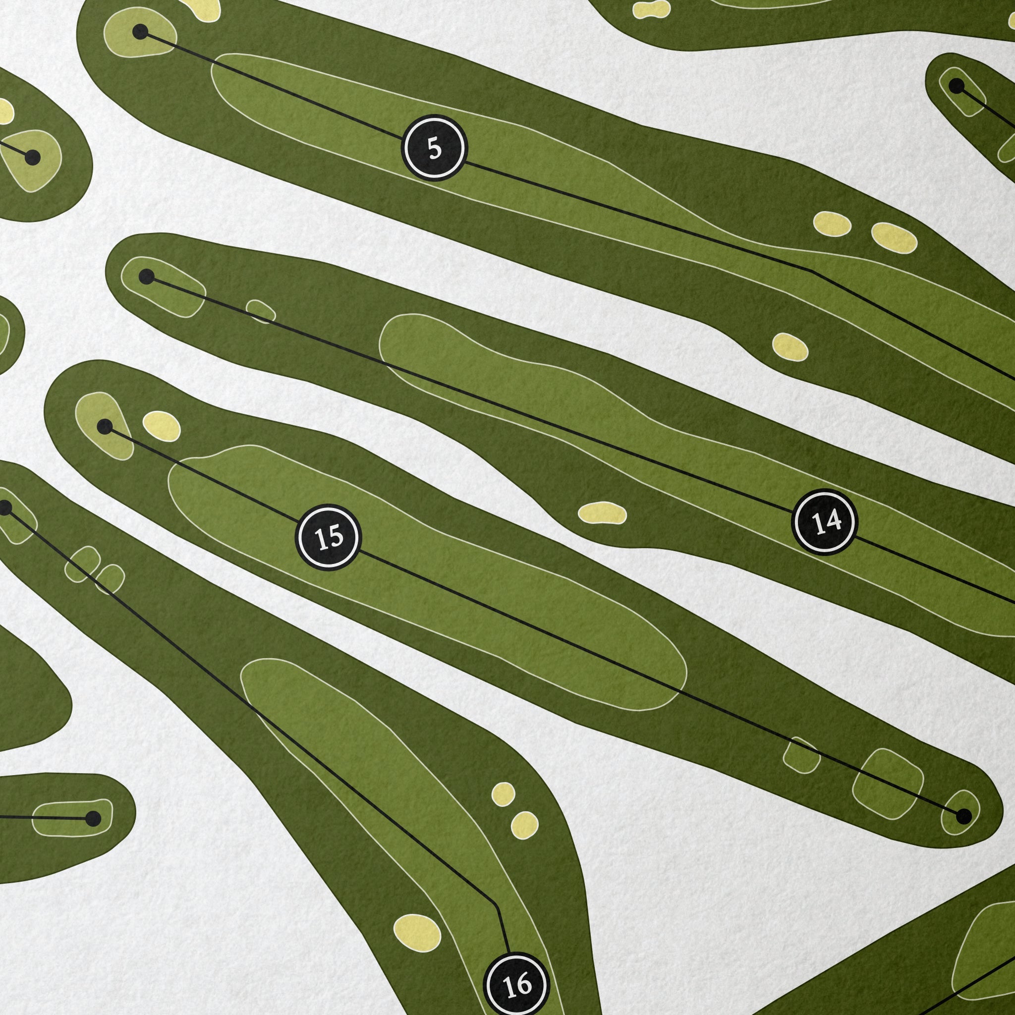 Sepulveda Golf Complex - Balboa Course | Golf Course Map | Close Up