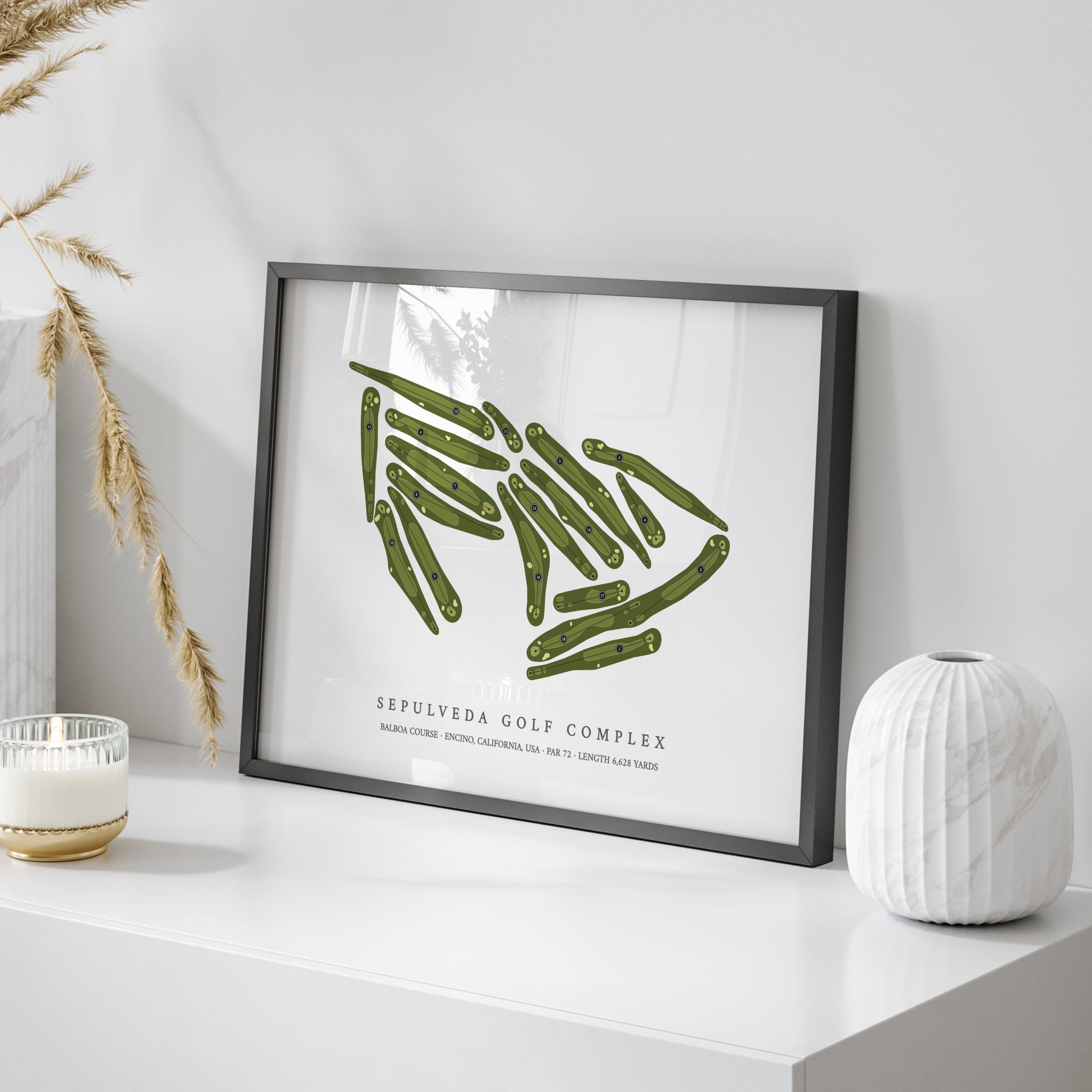 Sepulveda Golf Complex - Balboa Course | Golf Course Map | On Table