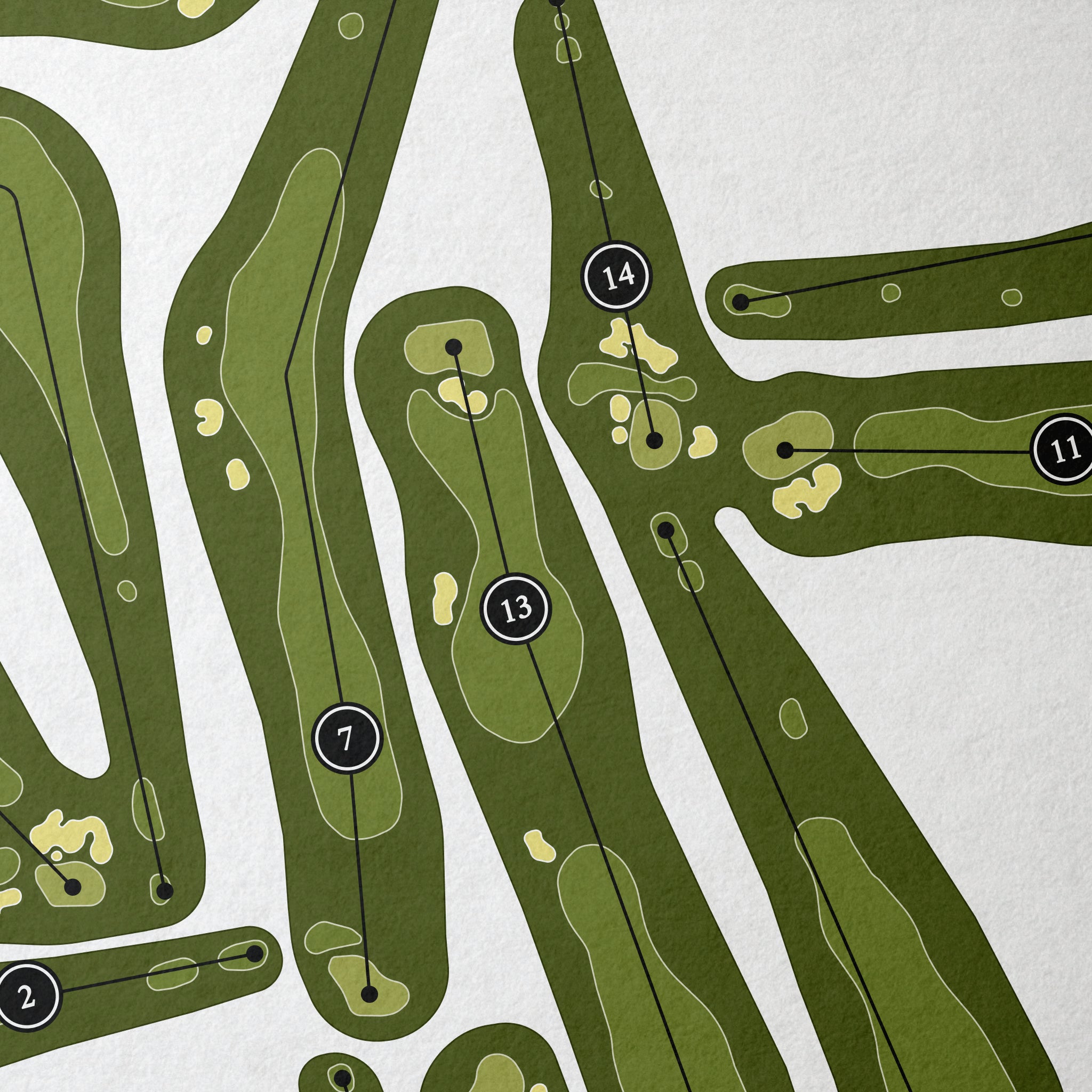 Seven Canyons | Golf Course Print | Close+Up