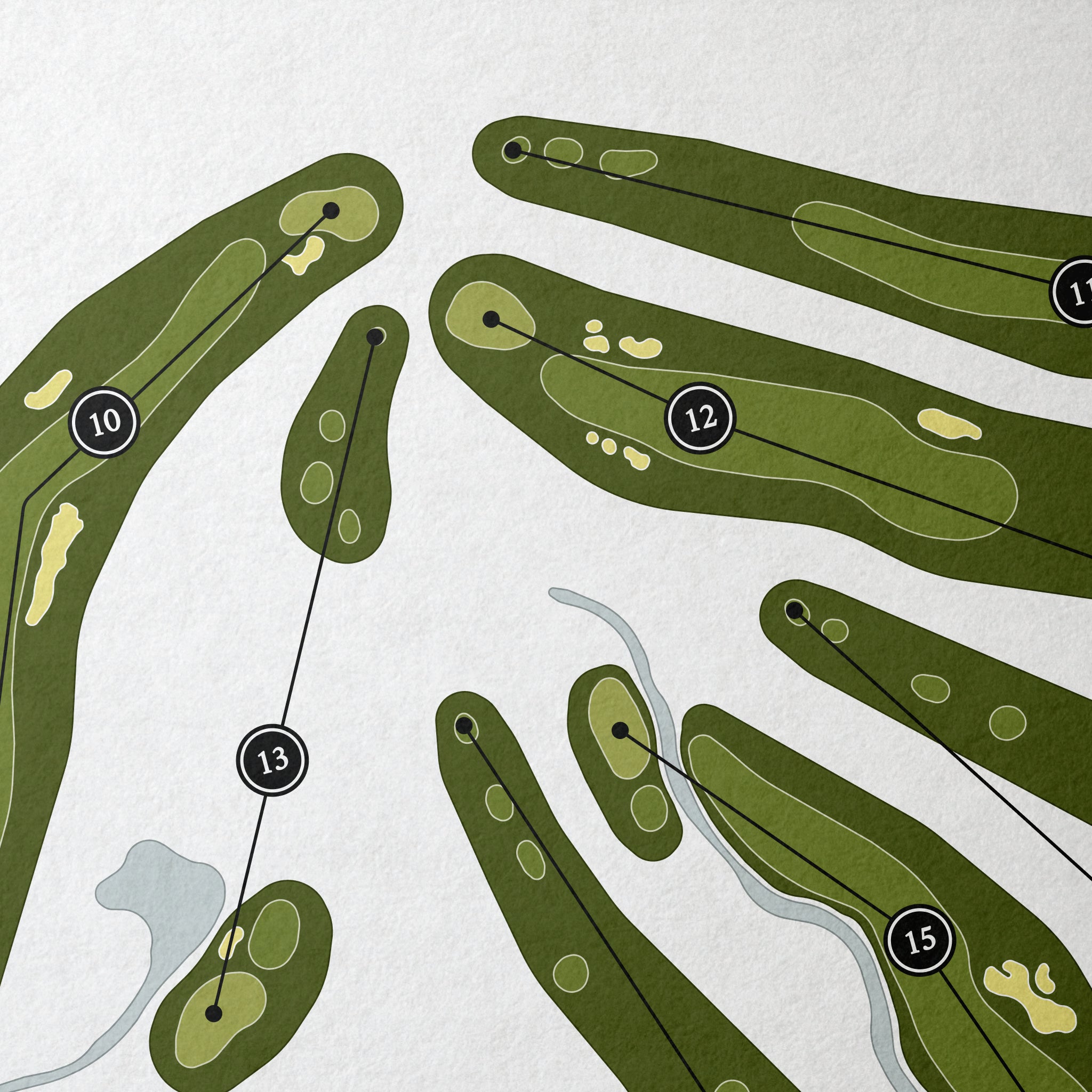 Shadow Creek Golf Course | Golf Course Print | Close Up