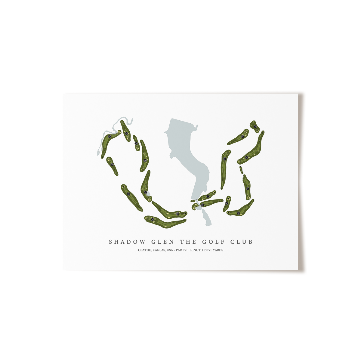 Shadow Glen the Golf Club | Golf Course Print | Unframed
