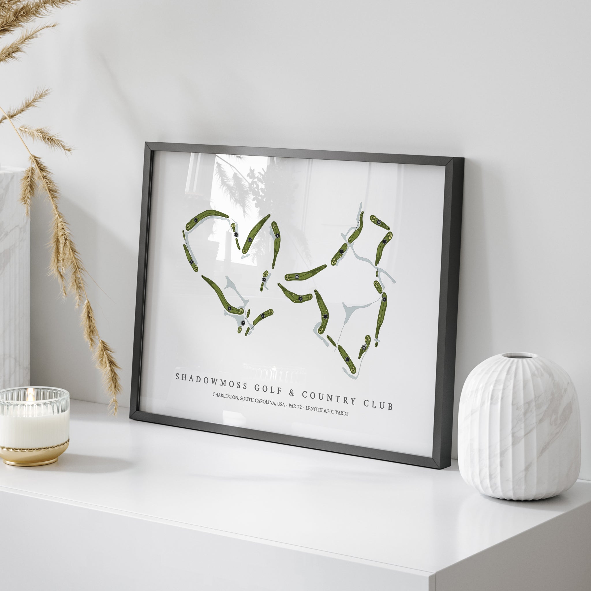 Shadowmoss Golf & Country Club | Golf Course Map | On Table