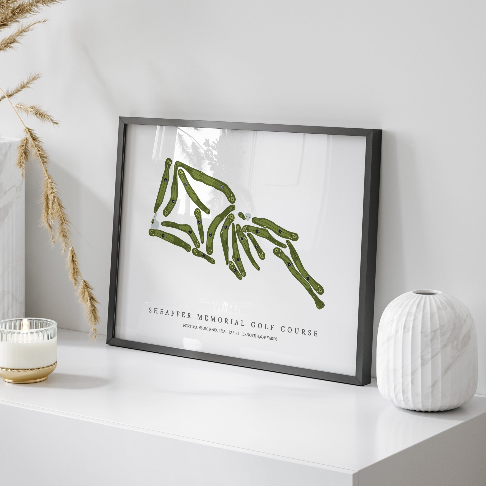 Sheaffer Memorial Golf Course | Golf Course Map | On Table