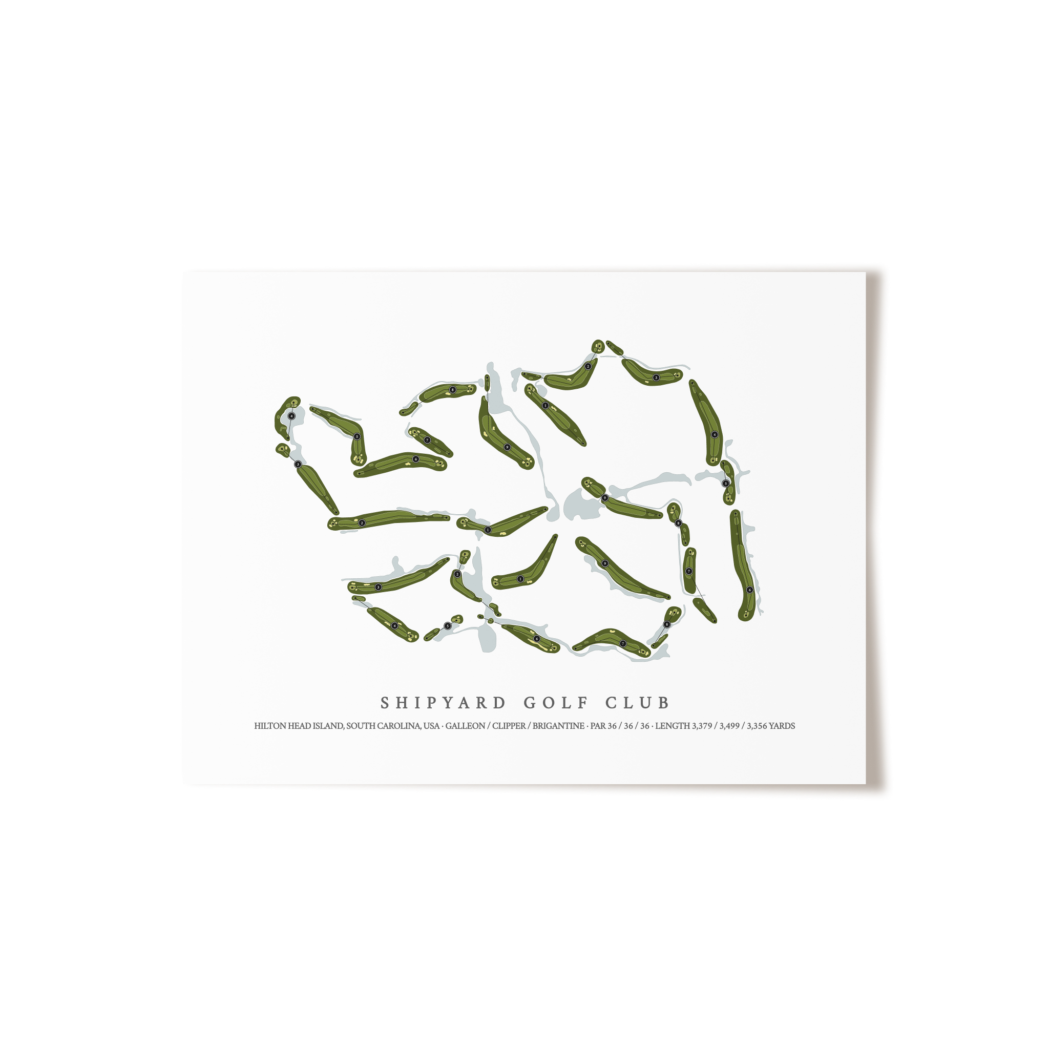 Shipyard Golf Club | Golf Course Print | Unframed