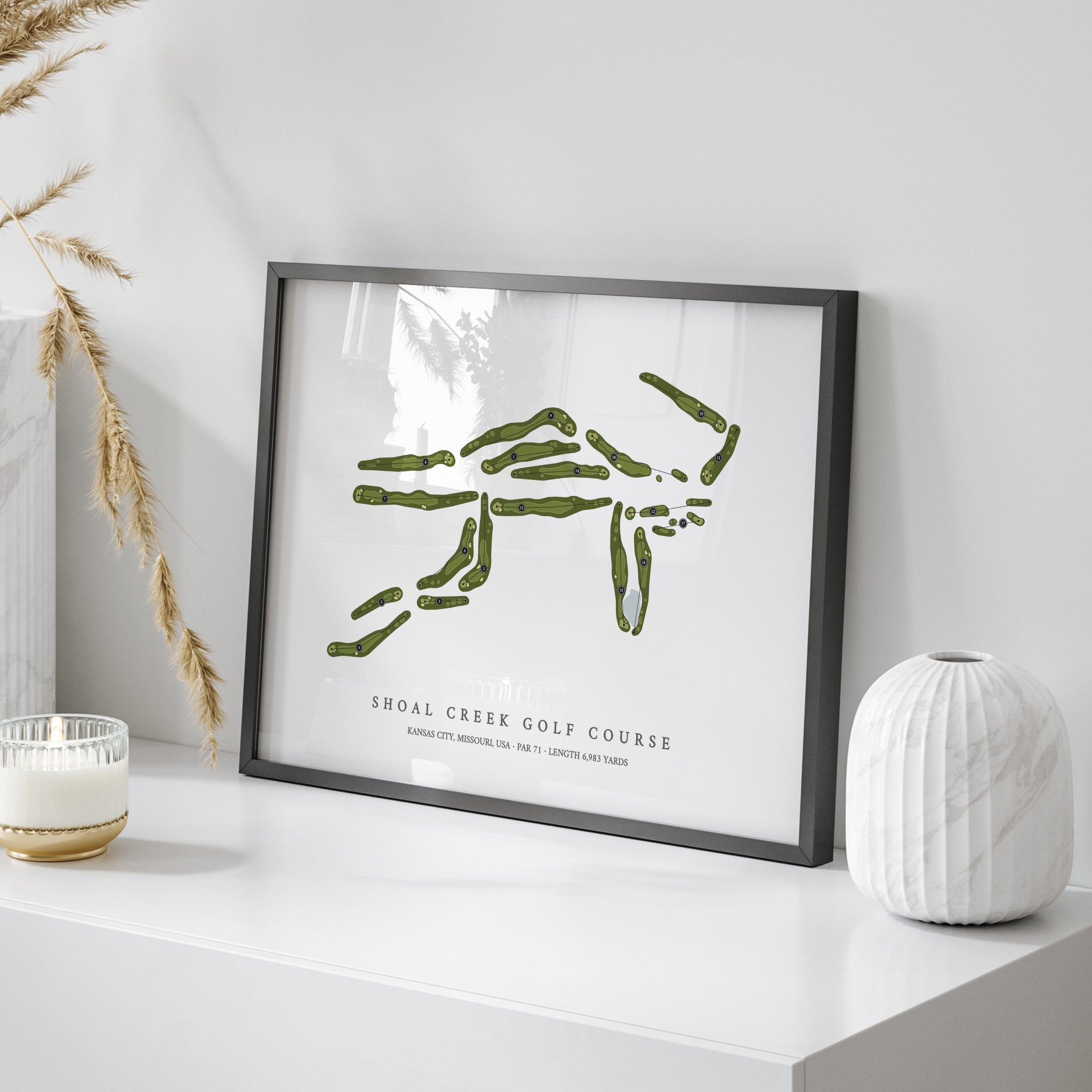 Shoal Creek Golf Course | Golf Course Map | On Table
