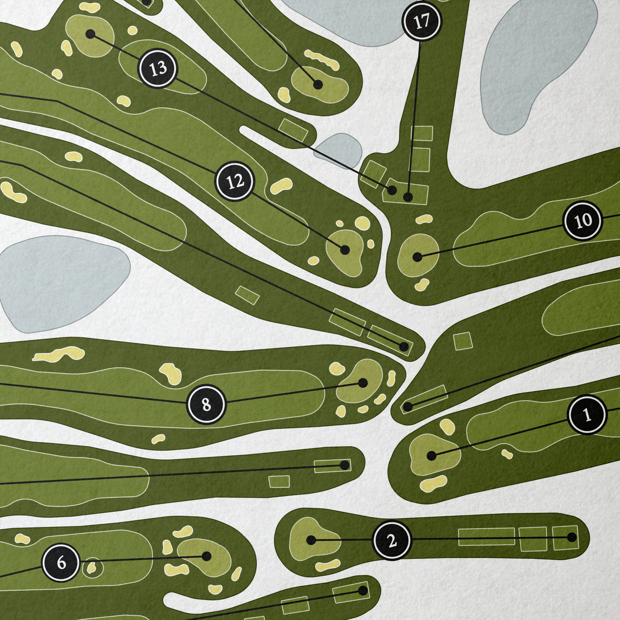 Shorehaven Golf Club | Golf Course Map | Close+Up