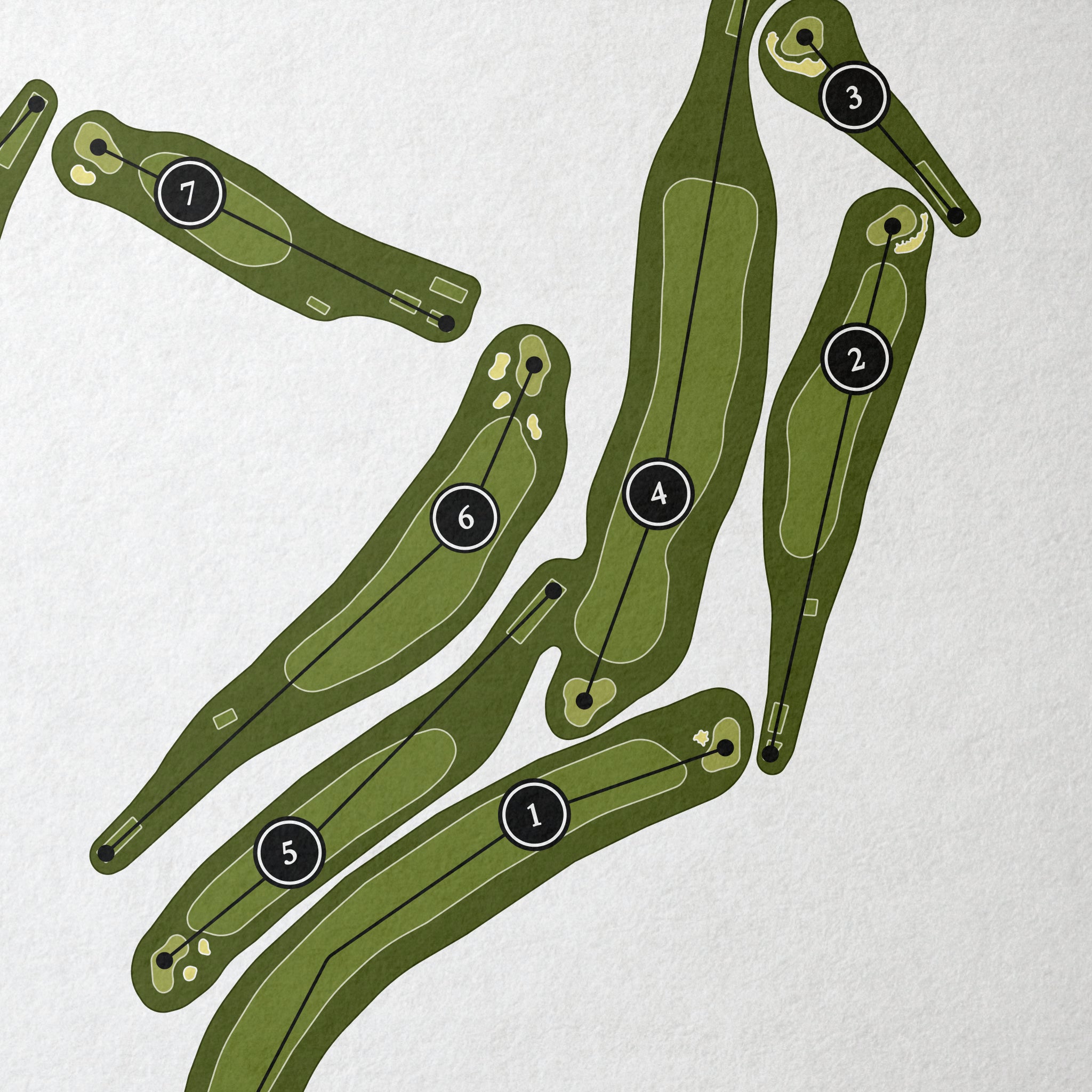 Signal Mountain Golf & Country Club | Golf Course Map | Close Up