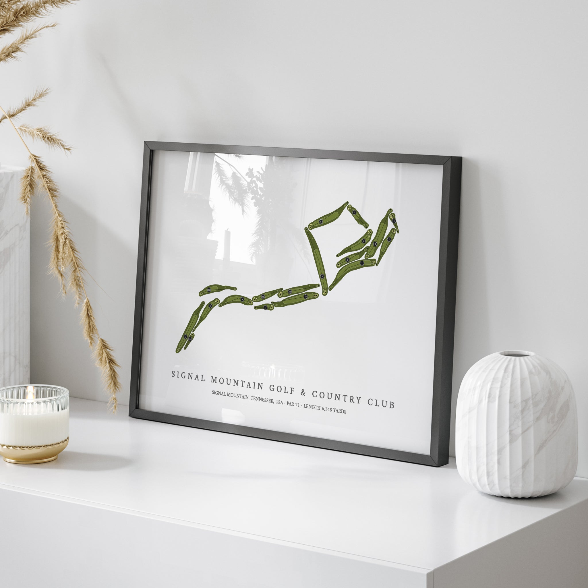 Signal Mountain Golf & Country Club | Golf Course Map | On Table