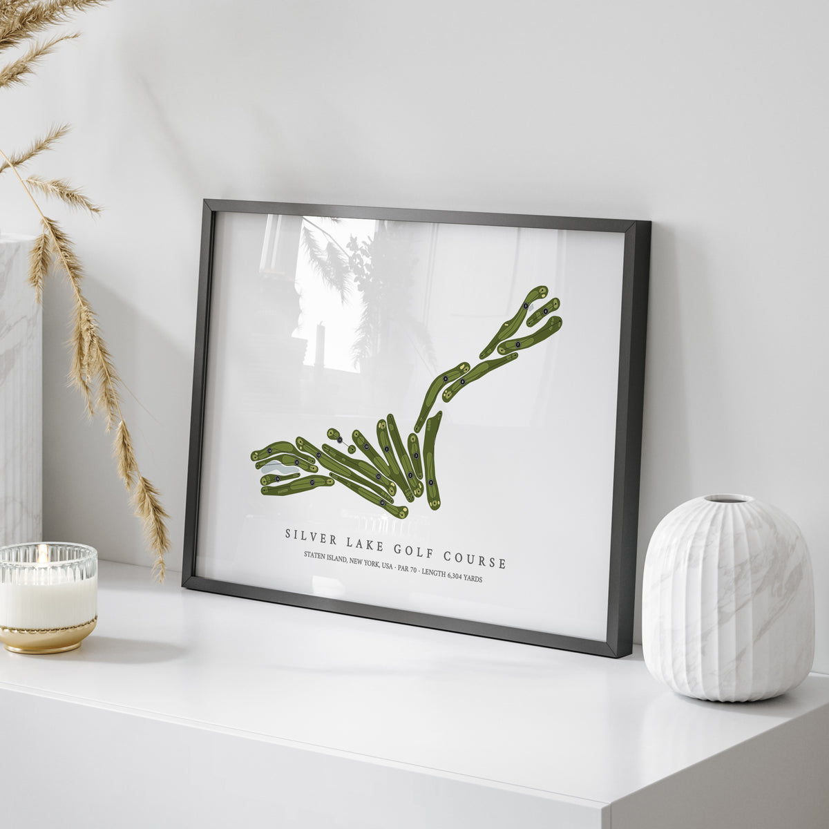 Silver Lake Golf Course | Golf Course Map | On Table