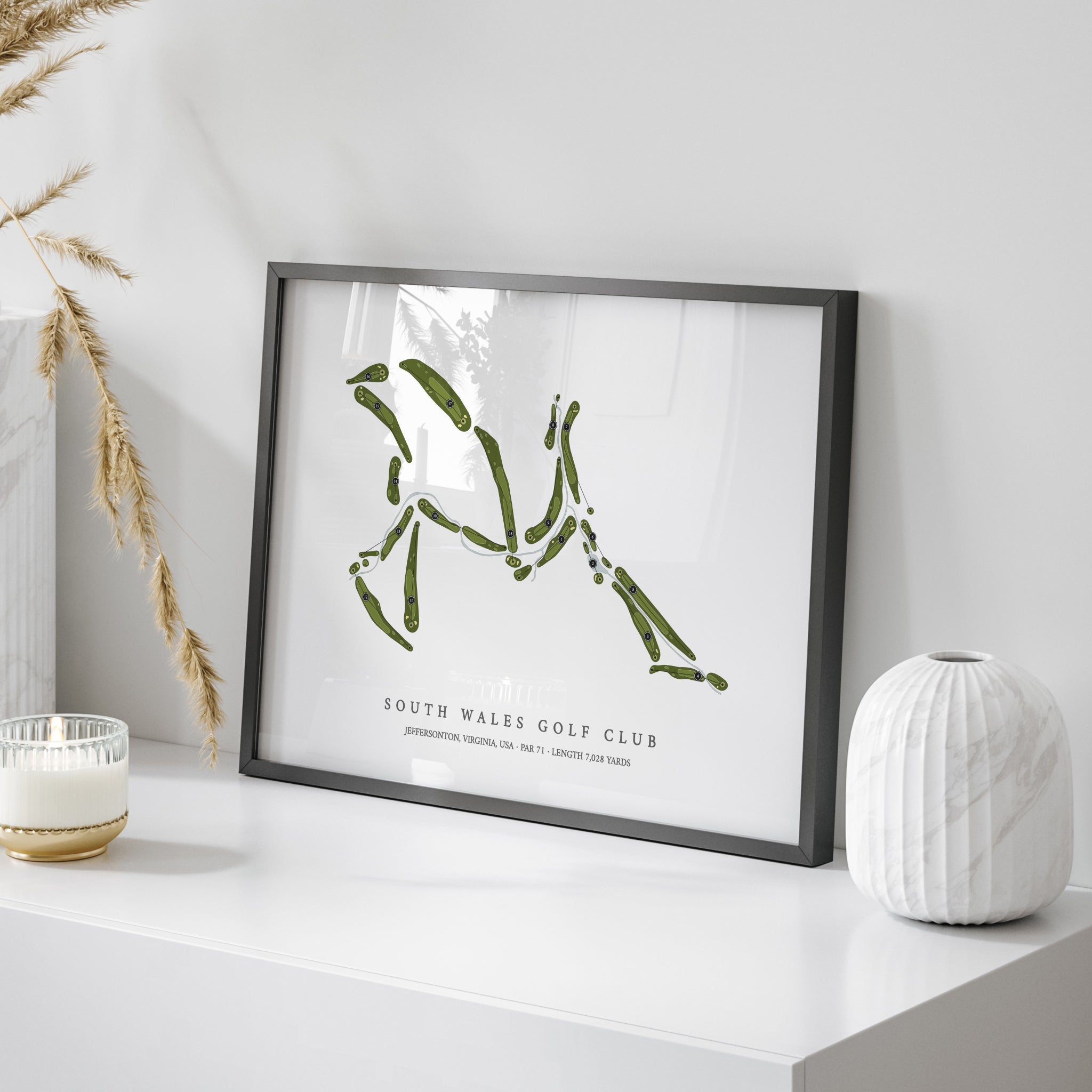 South Wales Golf Club | Golf Course Map | On Table