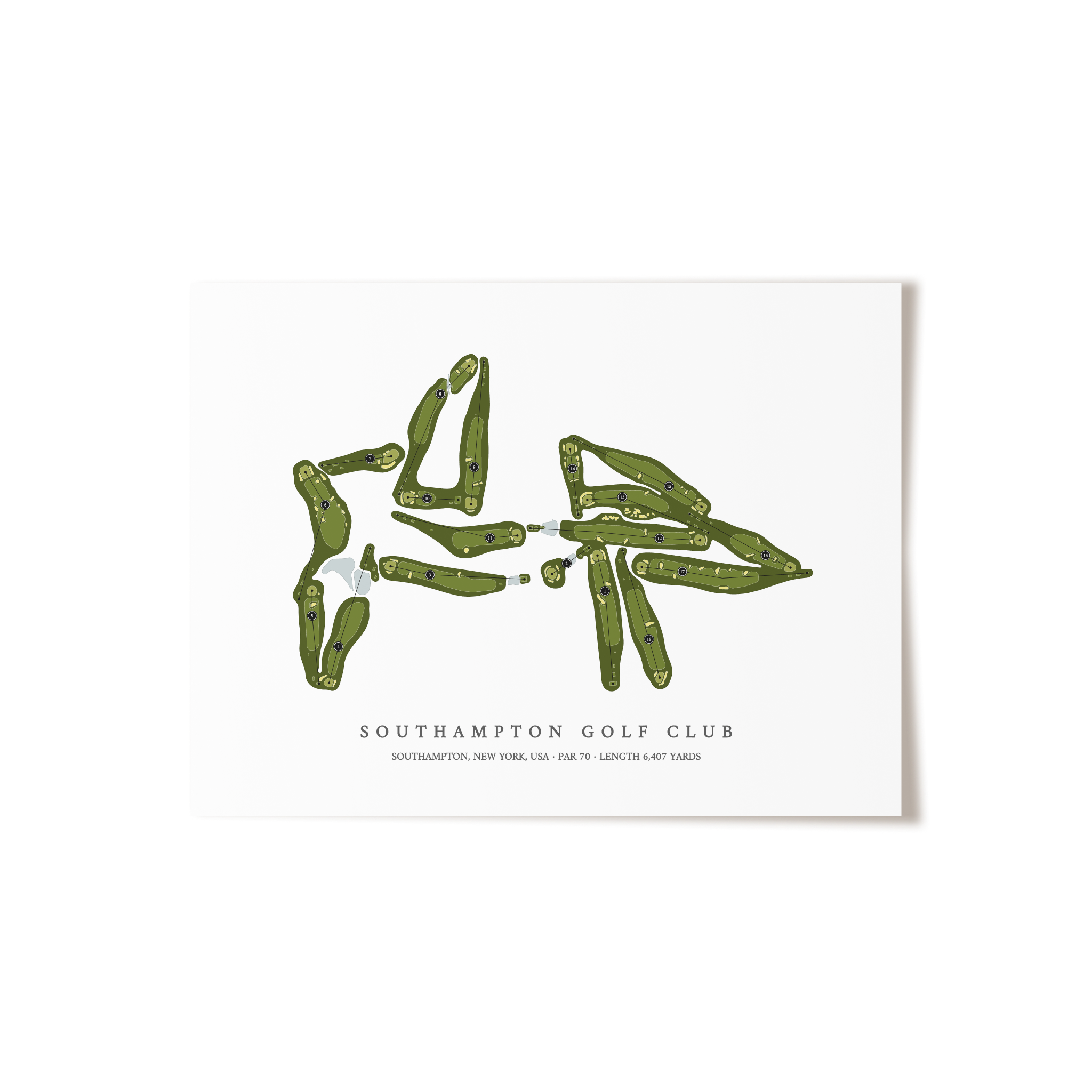 Southampton Golf Club | Golf Course Print | Unframed