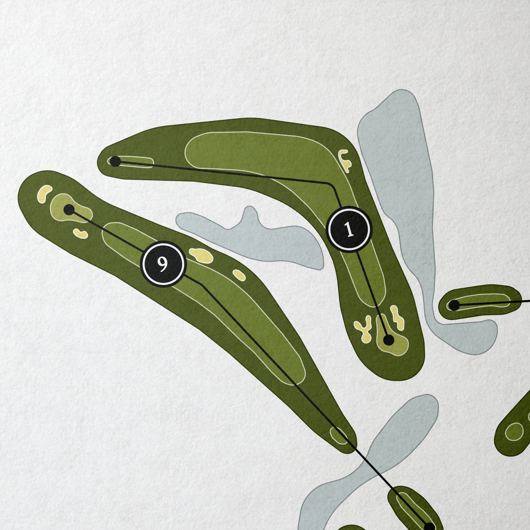 Spanish Wells Club | Golf Course Map | Close+Up