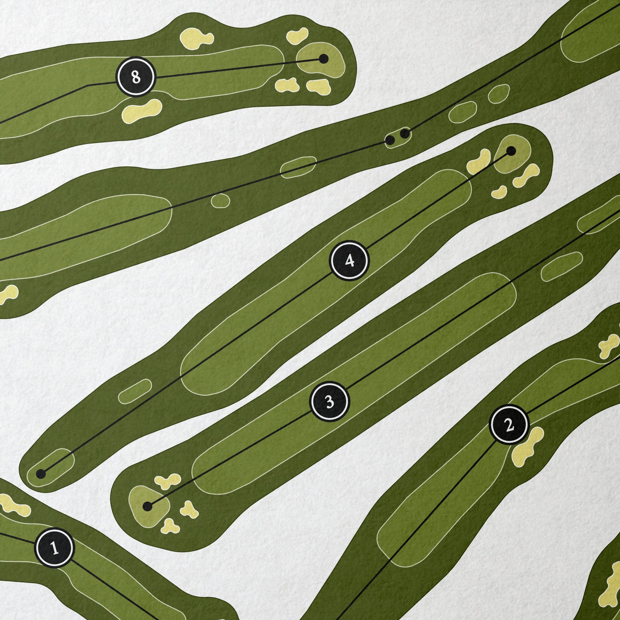 Spring Lake Country Club | Golf Course Print | Close Up