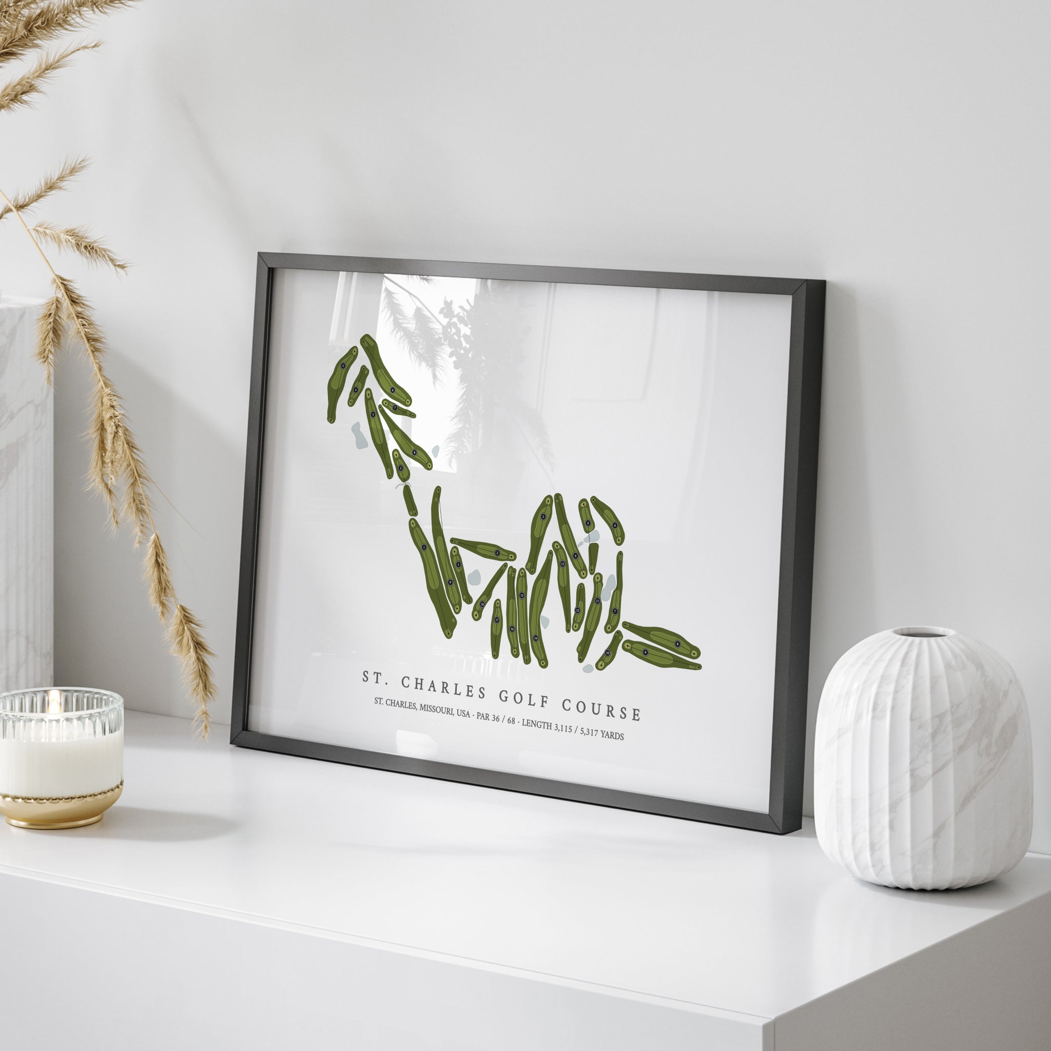 St Charles Golf Course | Golf Course Map | On+Table